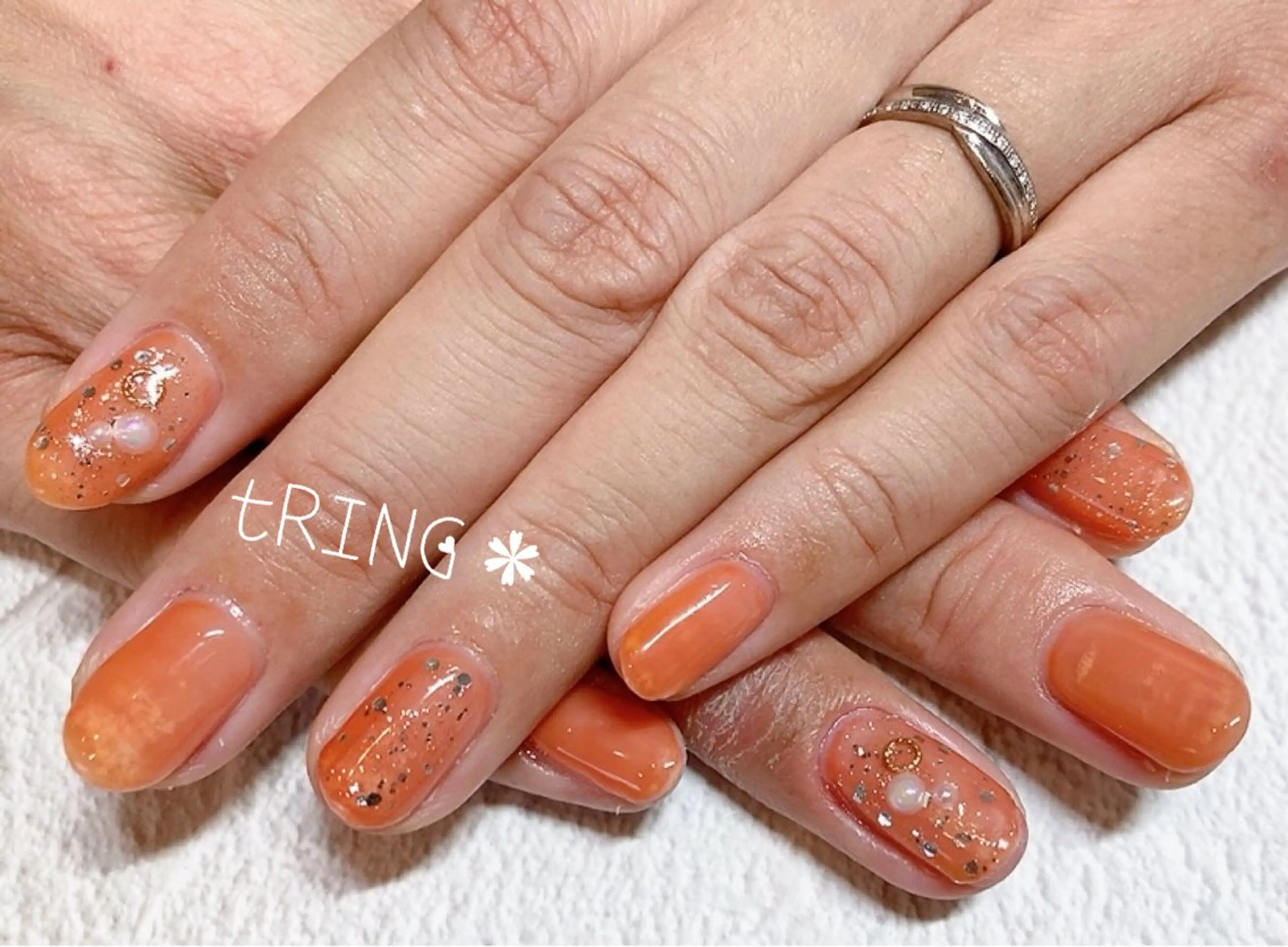 ネイル ハンドネイル tRING* しいの木台のネイルデザイン