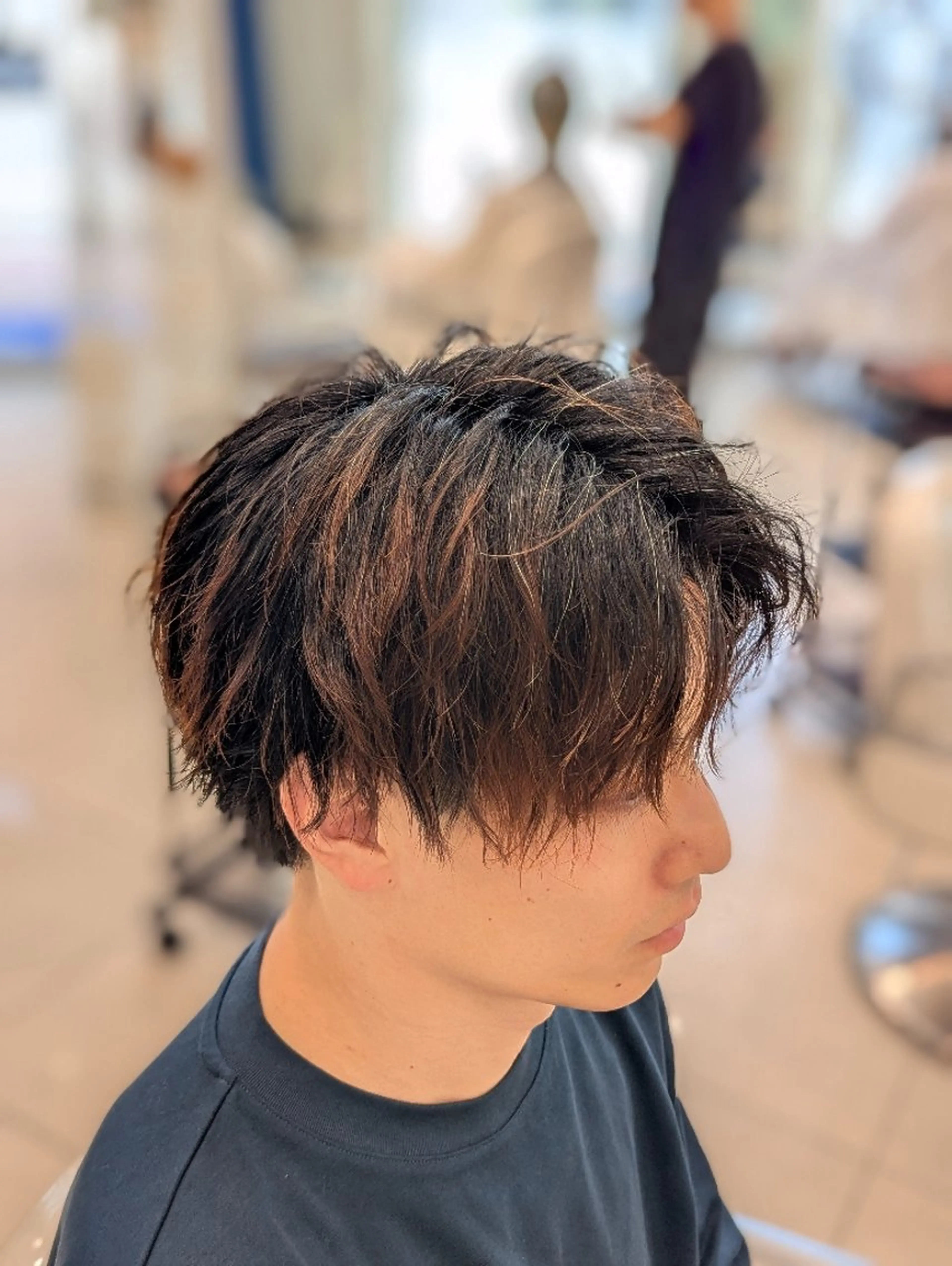 【王道パーマ】カット+ベーシックパーマ+トリートメントの写真