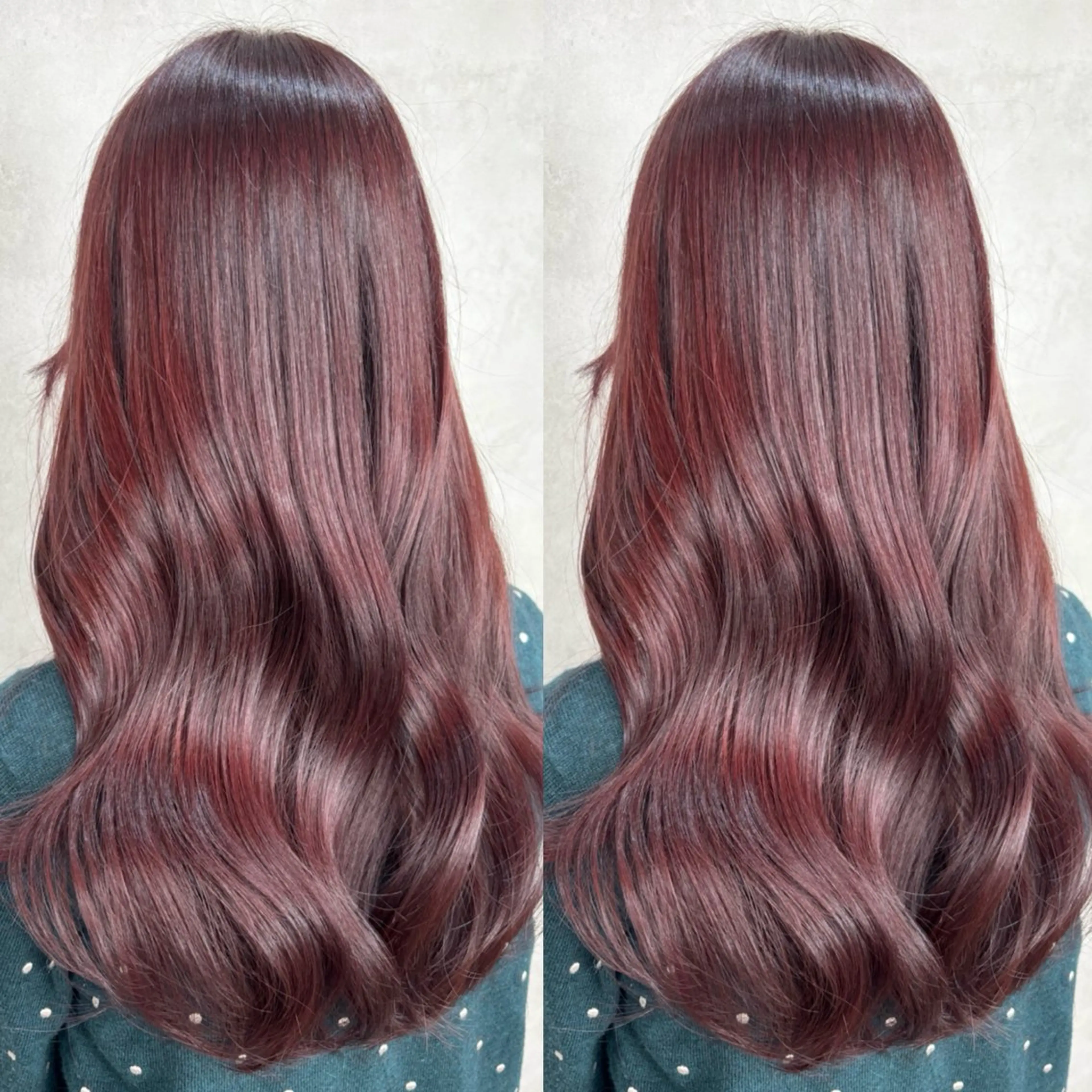 ロング カラー ラベンダーカラー ピンクカラー ピンクラベンダー カット ヘアカラー Rin♡ピンク🎀 透明感カラー🪽‪のヘアスタイル