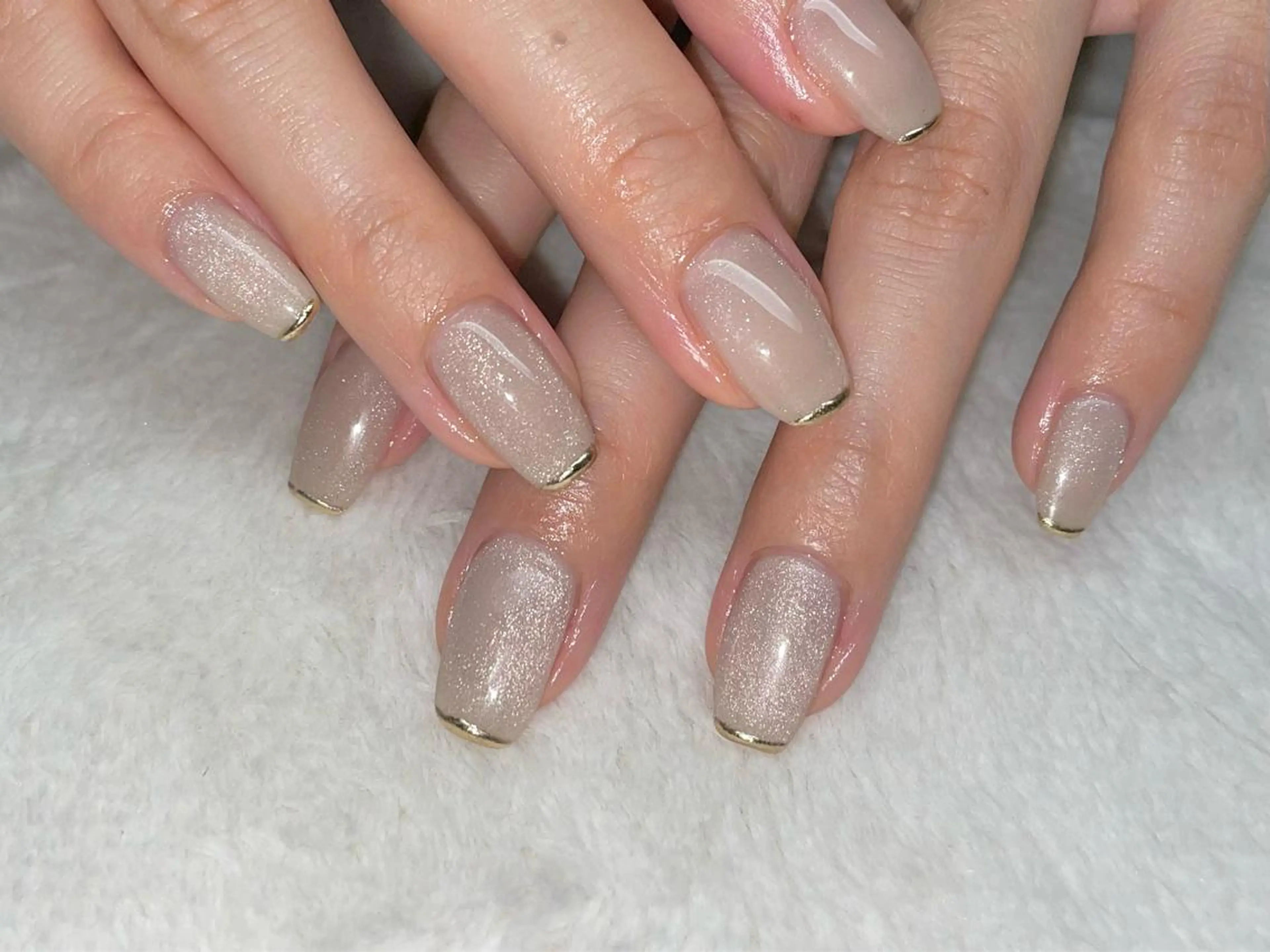 ネイル フレンチネイル マグネットネイル ミラーネイル ハンドネイル riri nail所属・riri-nail Rie Endoのネイルデザイン