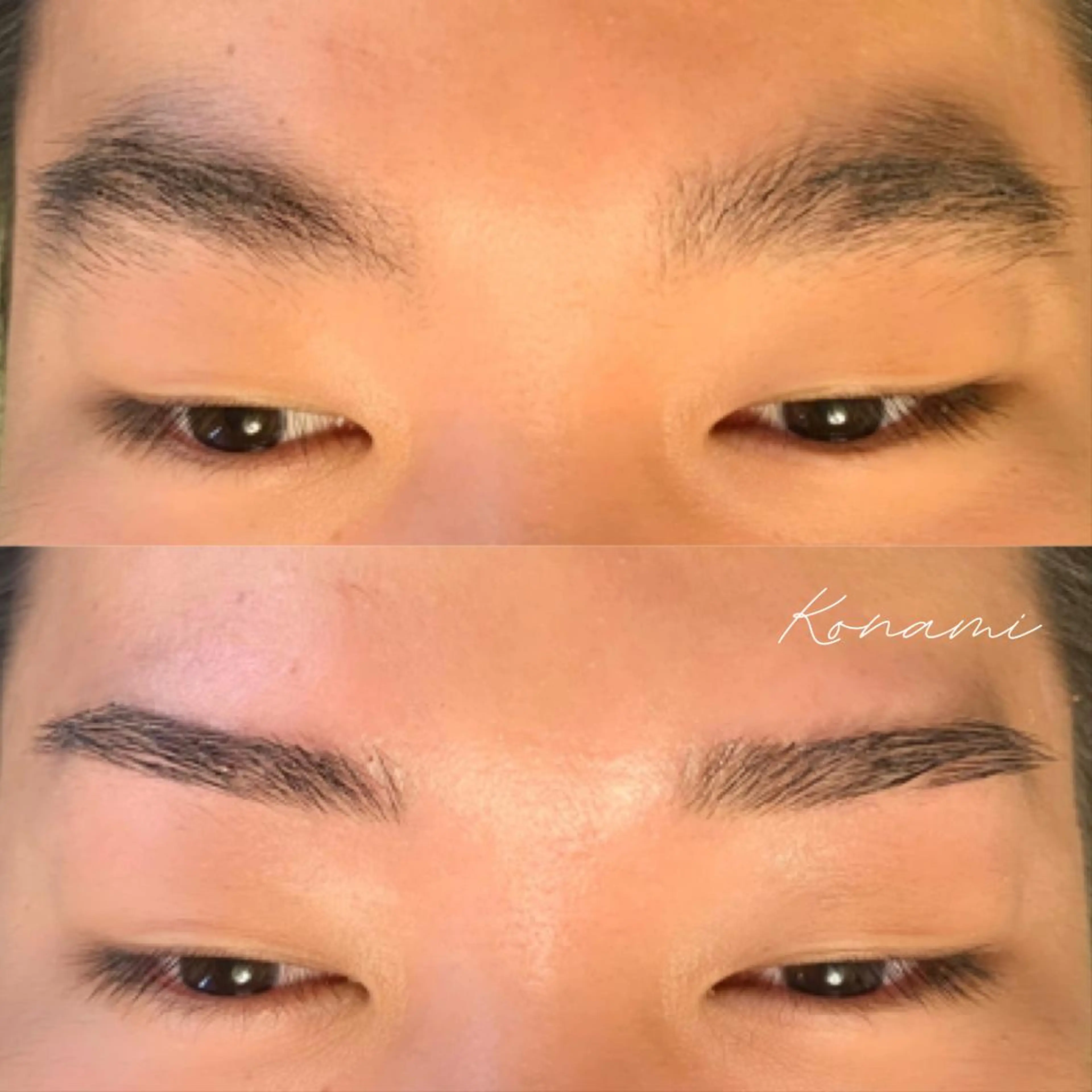 メンズ アイブロウ ワックス脱毛 シードリン 府内店 小波のヘアスタイル