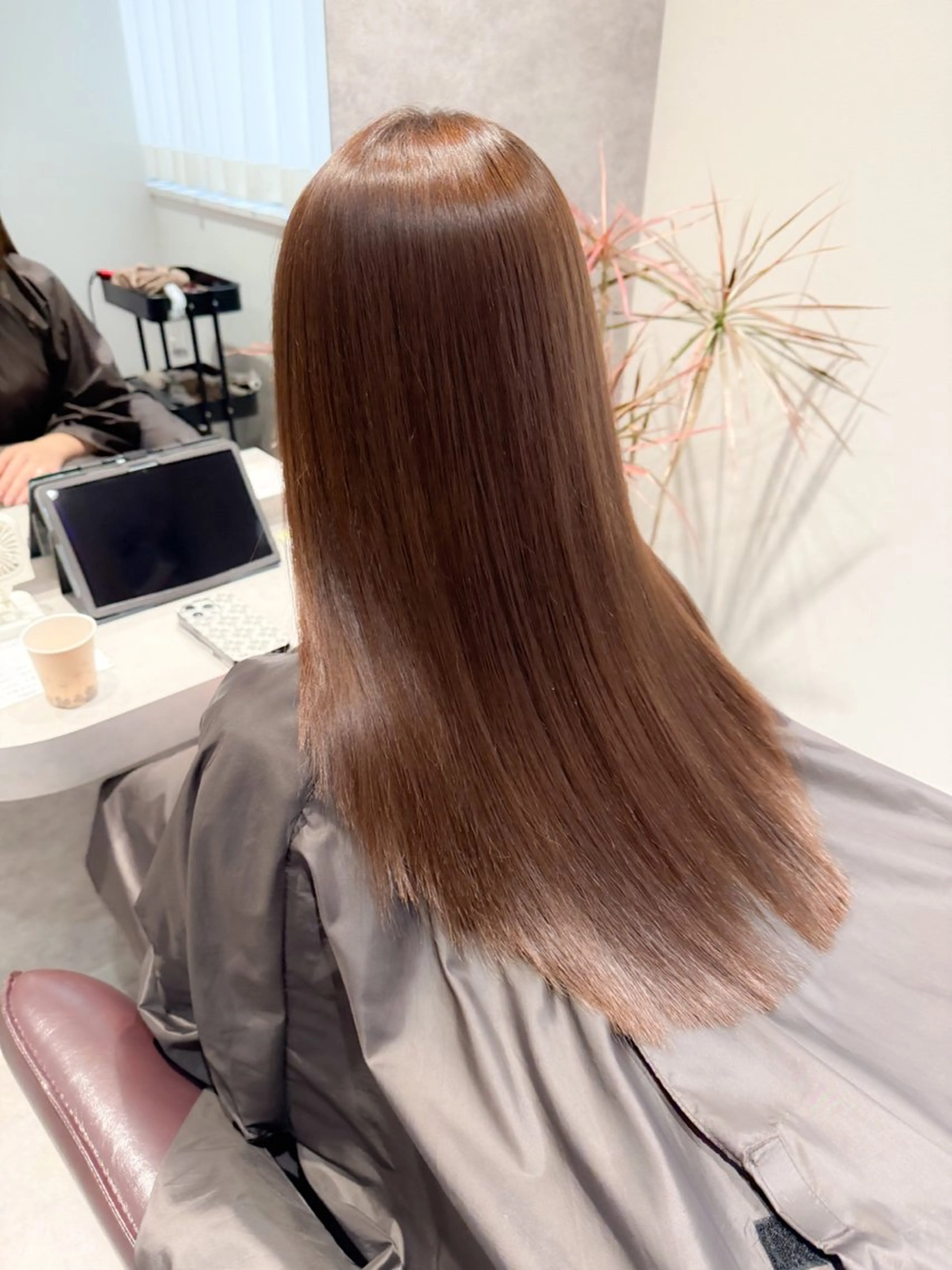 ロング カット ヘアカラー トリートメント 新宿🫧髪質改善🫧 艶カラー🫧個室のヘアスタイル