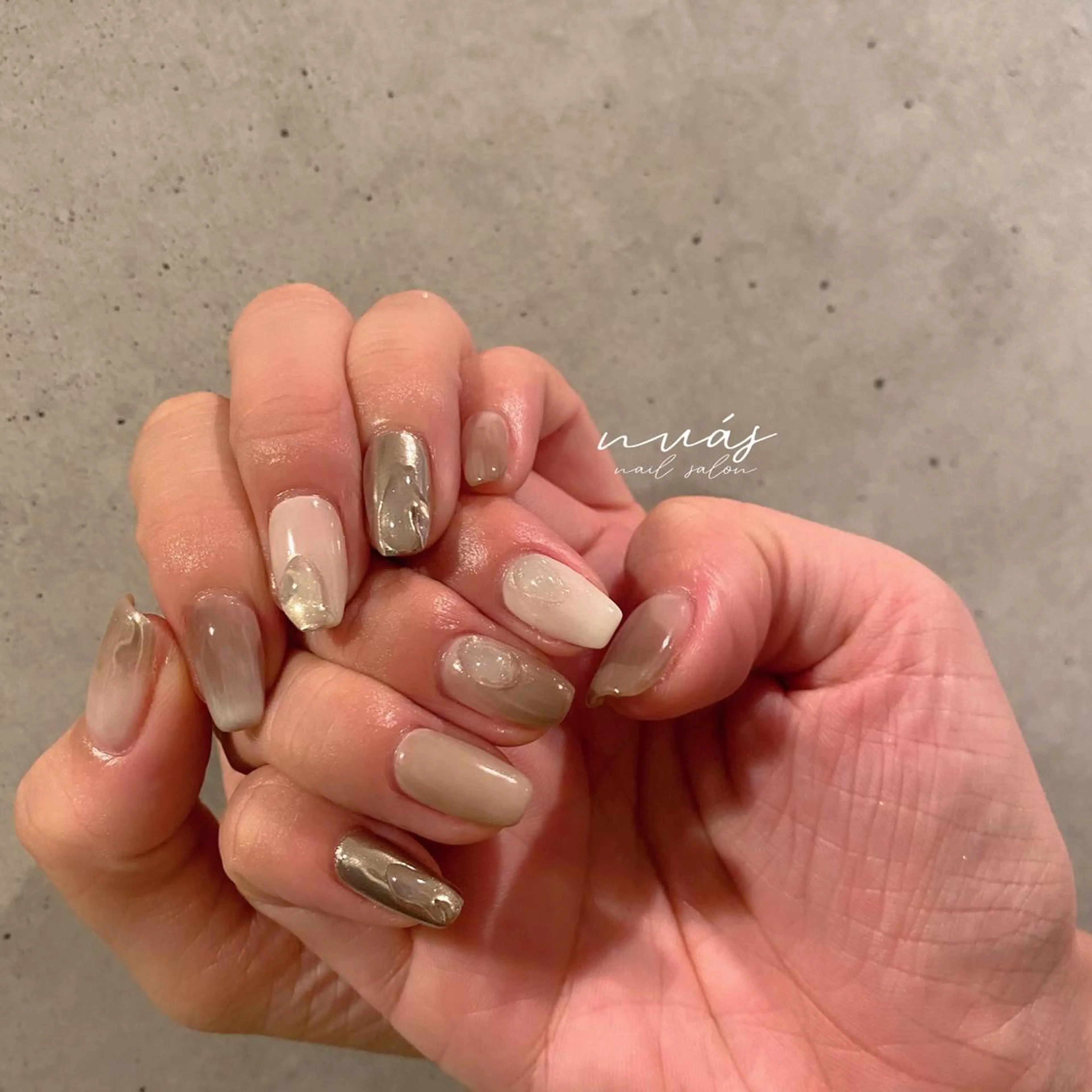 ネイル nuás ニュアーズのネイルデザイン