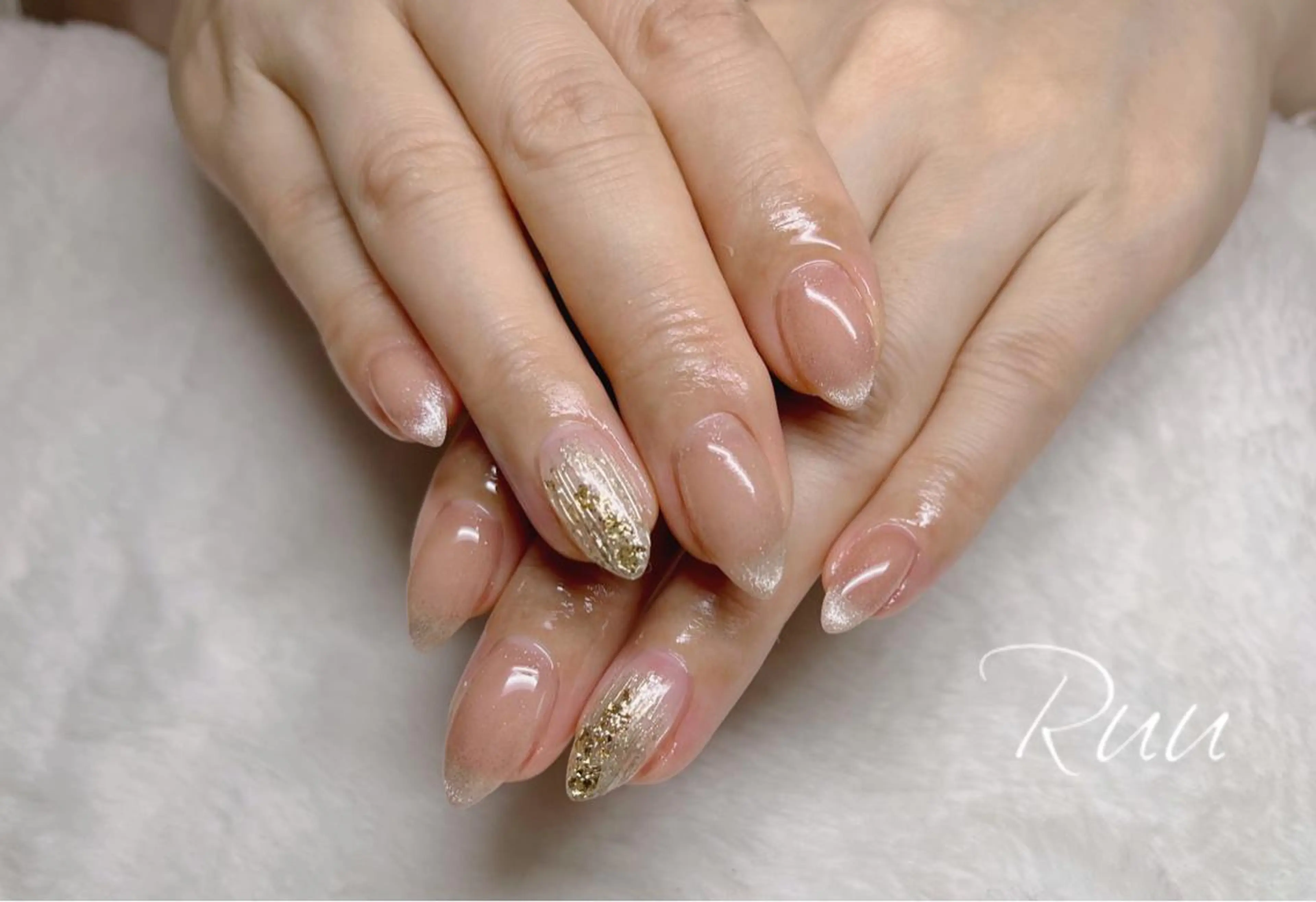 ネイル アートネイル フットネイル フレンチネイル キラキラネイル 韓国ネイル Nail salon Ruuのネイルデザイン