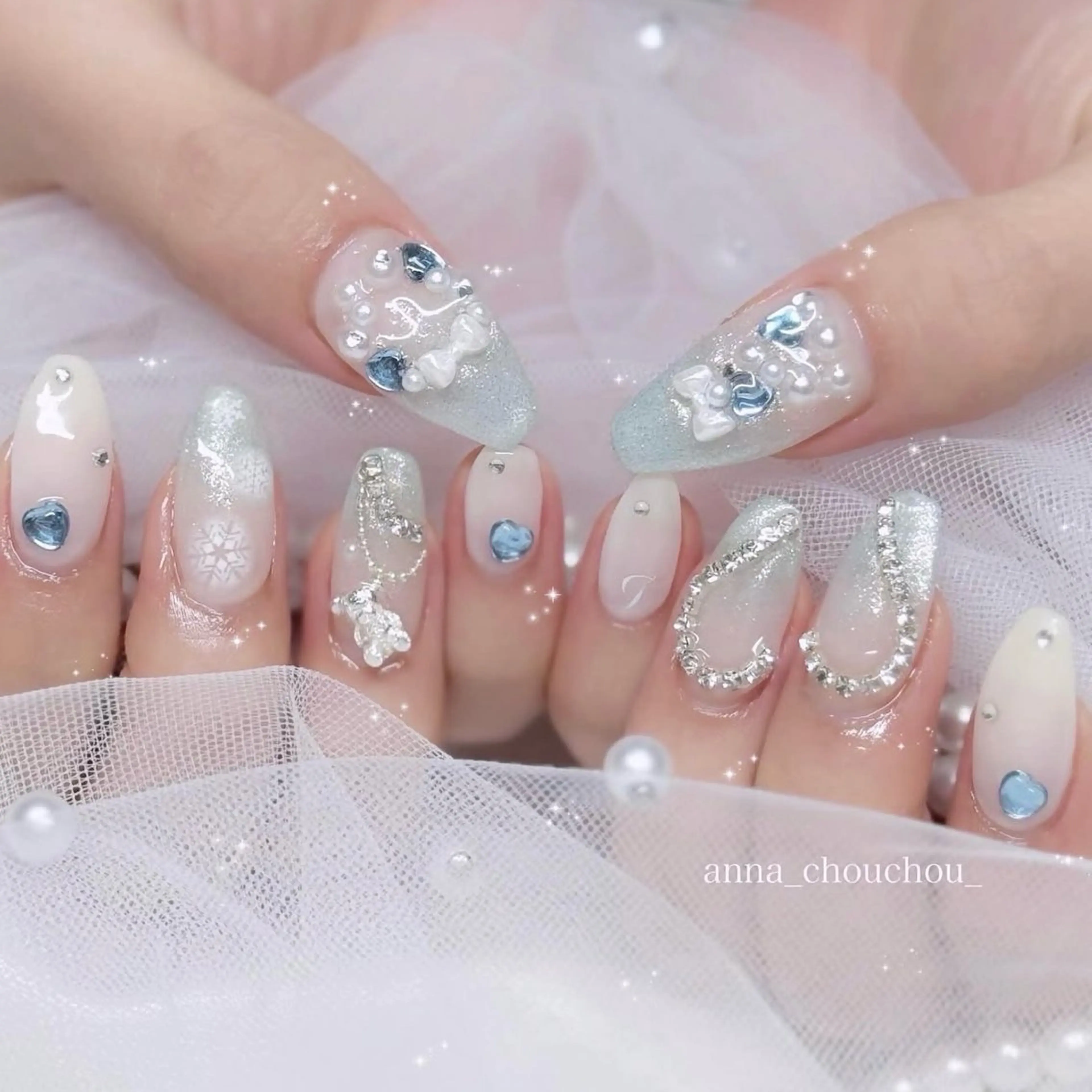 ネイル ハンドネイル Anna Sano⭐️のネイルデザイン