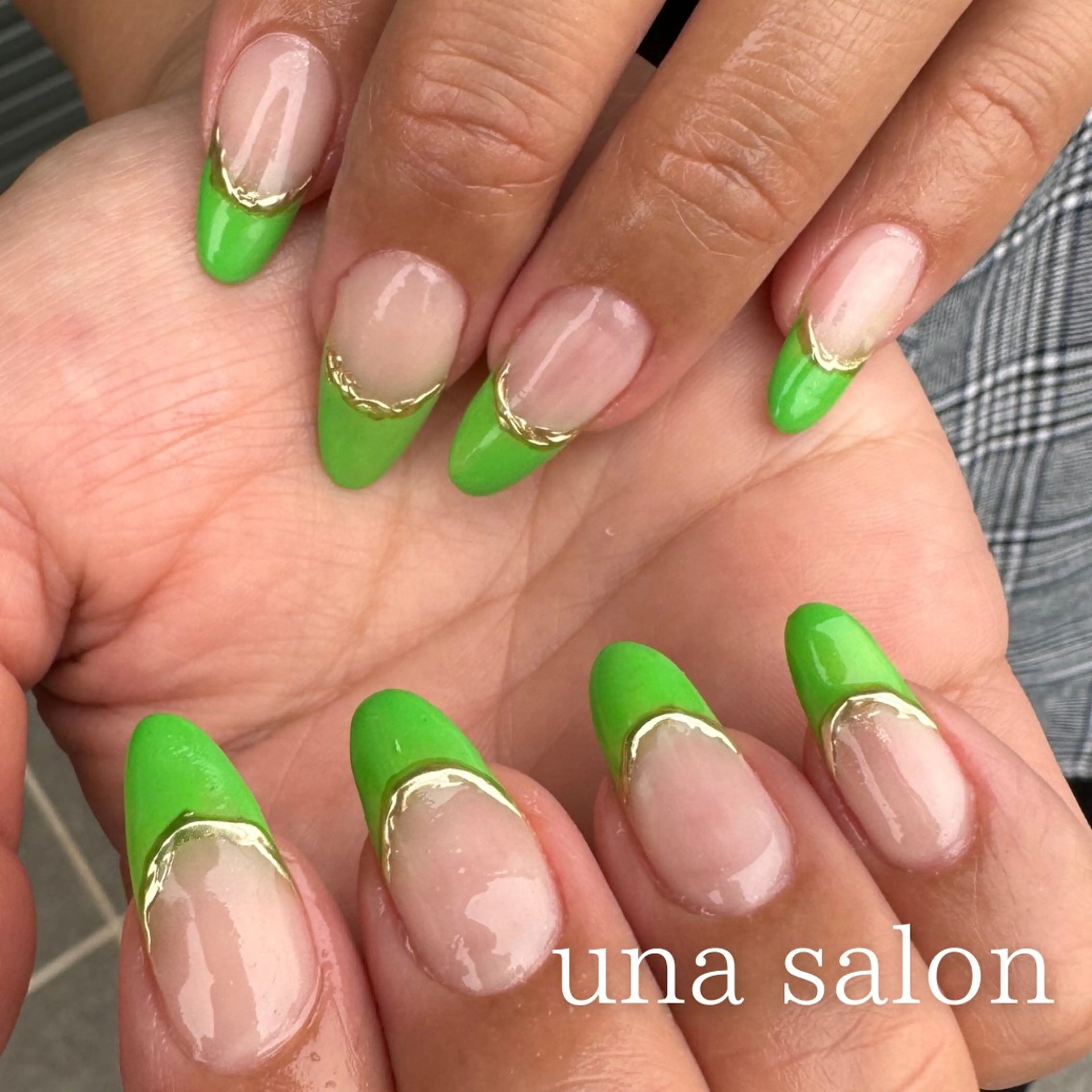 ネイル フレンチネイル una salon / ネイル&顔脱毛のネイルデザイン