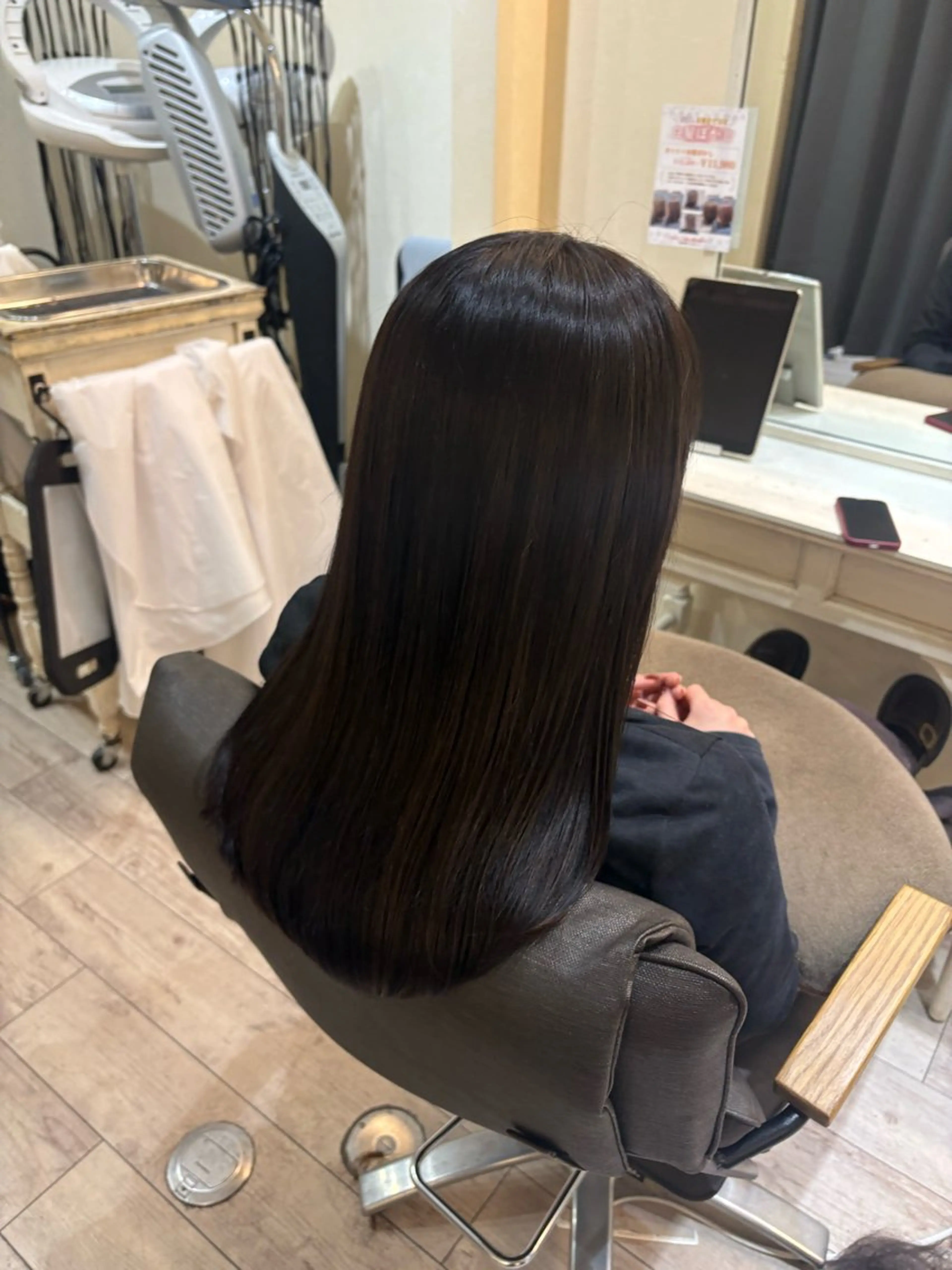 ロング カラー カット ヘアカラー 艶カラー/縮毛矯正/ レイヤー/栄/あやかのヘアスタイル