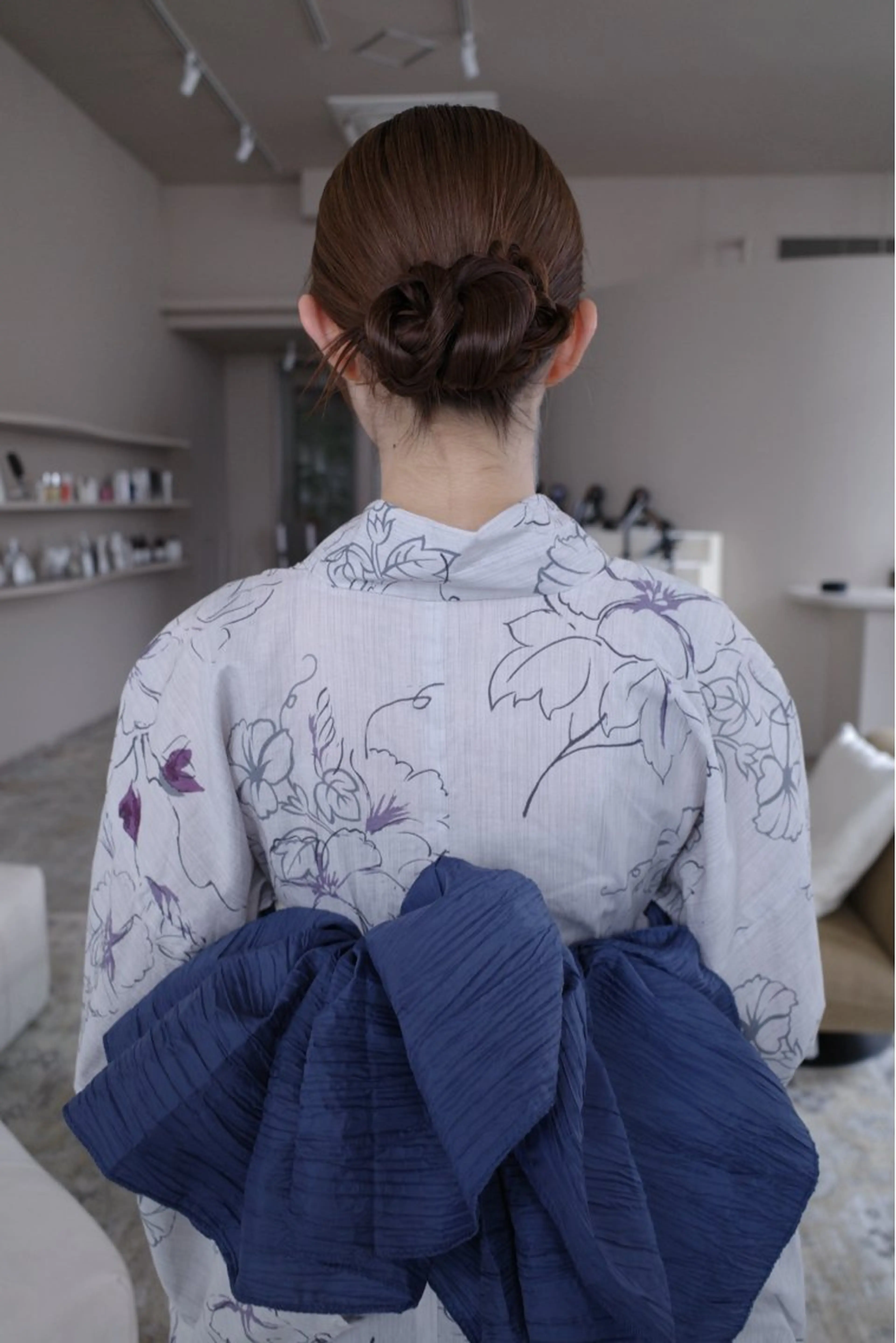 セミロング tukka soin KOBE所属・NAGI ヘアメイクのヘアスタイル