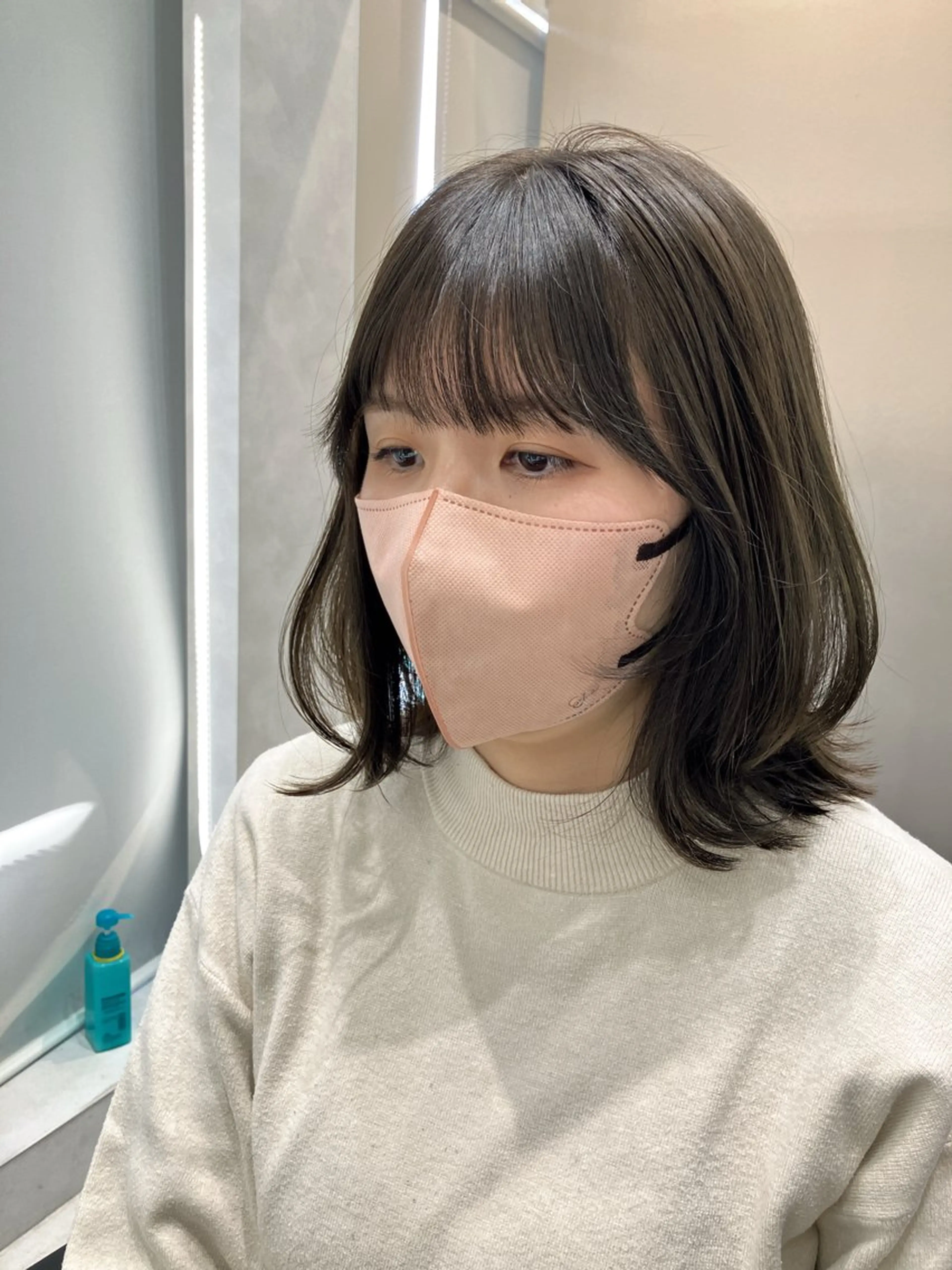 カラー カット ヘアカラー トリートメント 💖ブリーチなし透明 感💖ASAHIのヘアスタイル