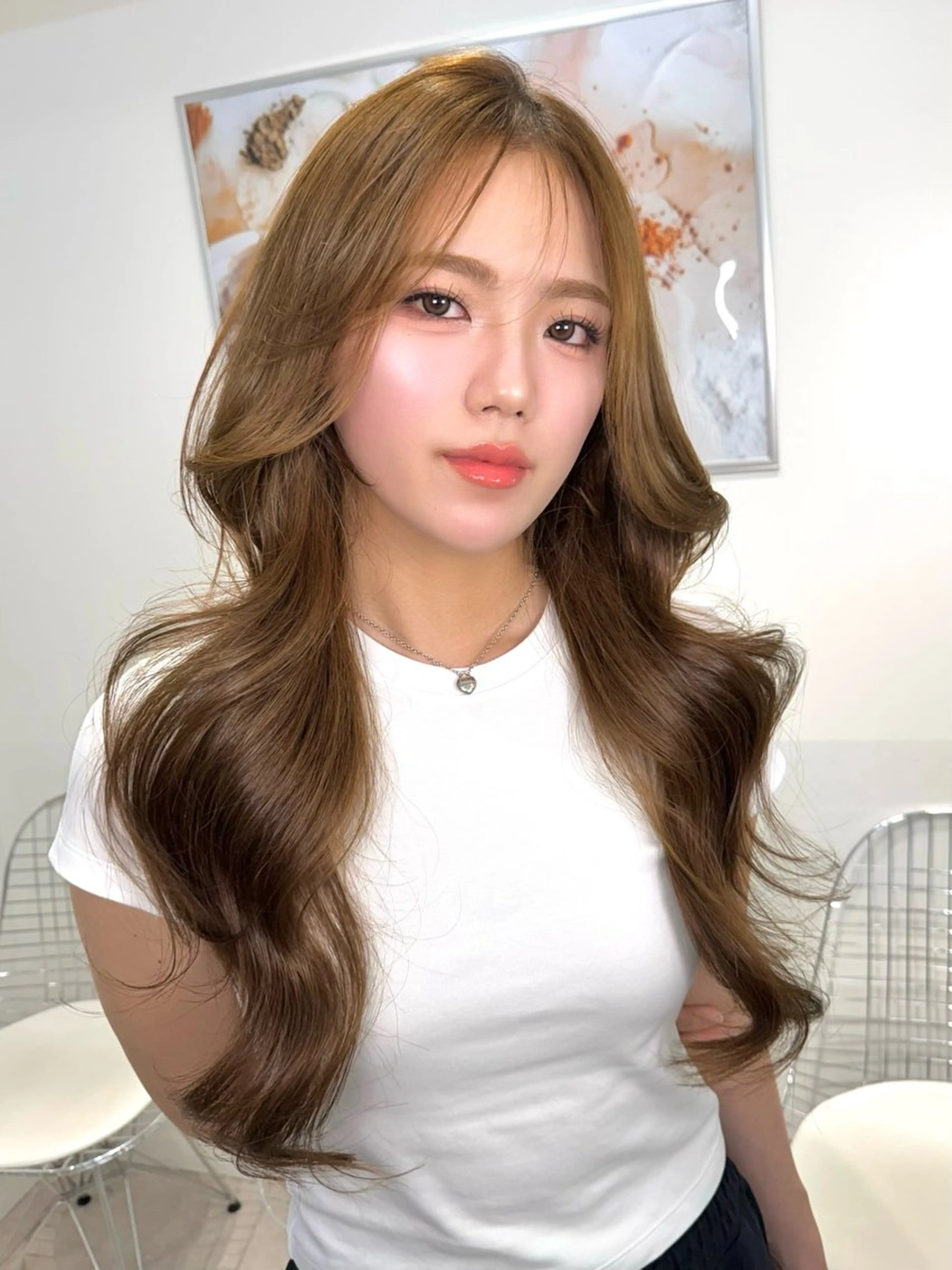 ロング カラー ヘアアレンジ カット ヘアカラー トリートメント ONYX【オニキス】所属・韓国レイヤーカット/ 髪質改善/郷家拓斗のヘアスタイル