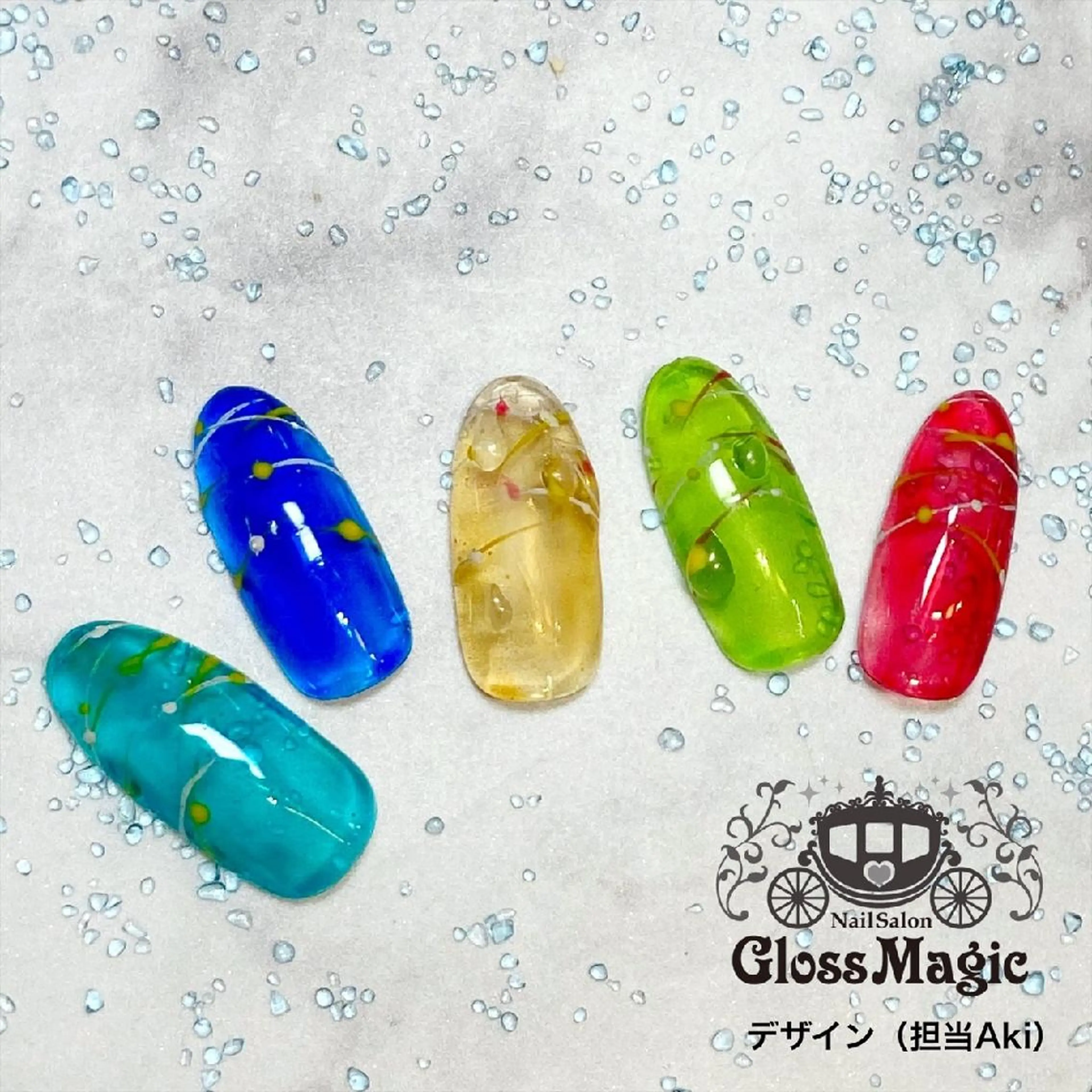 ネイル あ きのネイルデザイン