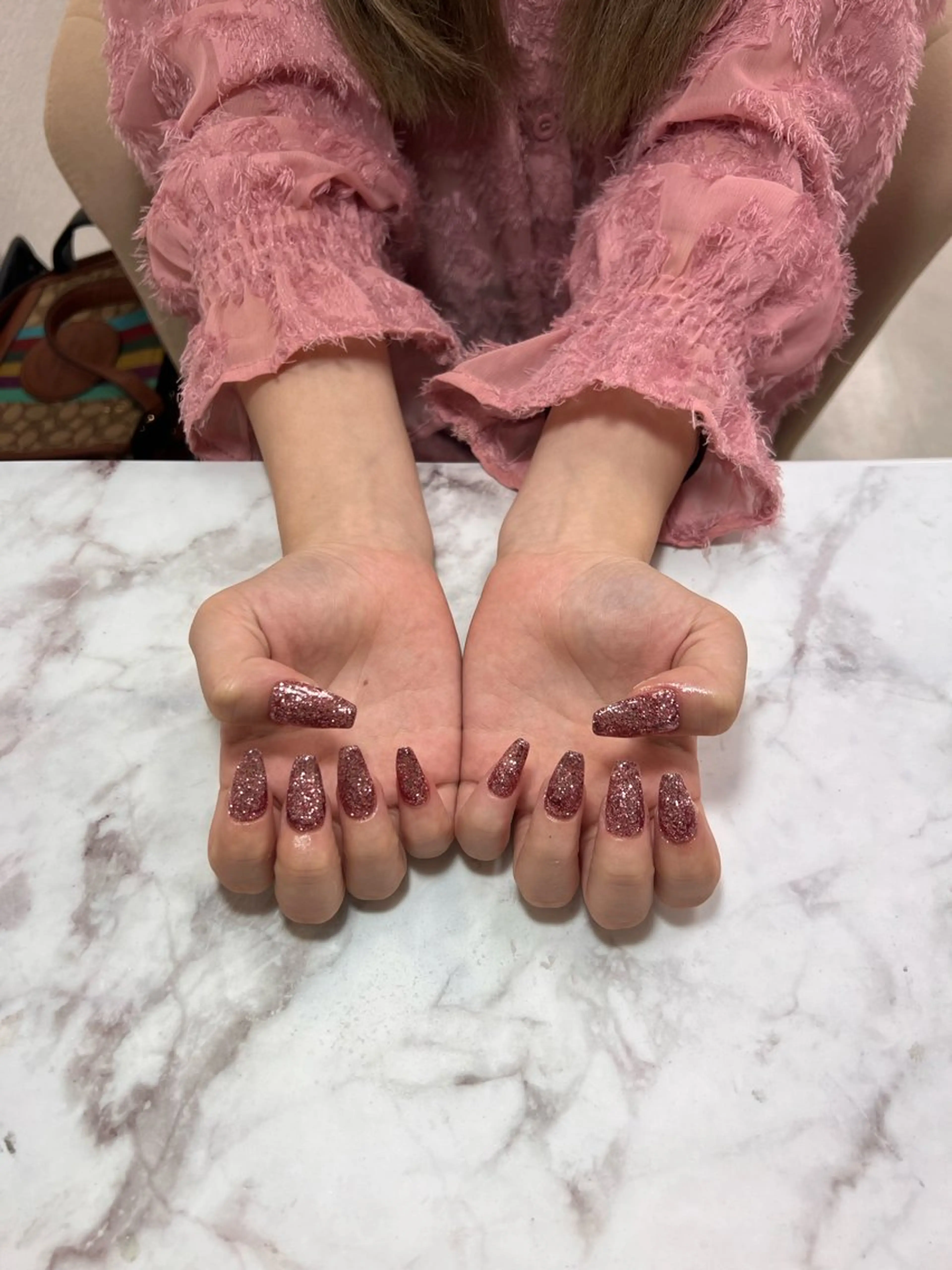 ネイル ワンカラーネイル スカルプネイル KANOネイリスト/ UNELMA天神のネイルデザイン