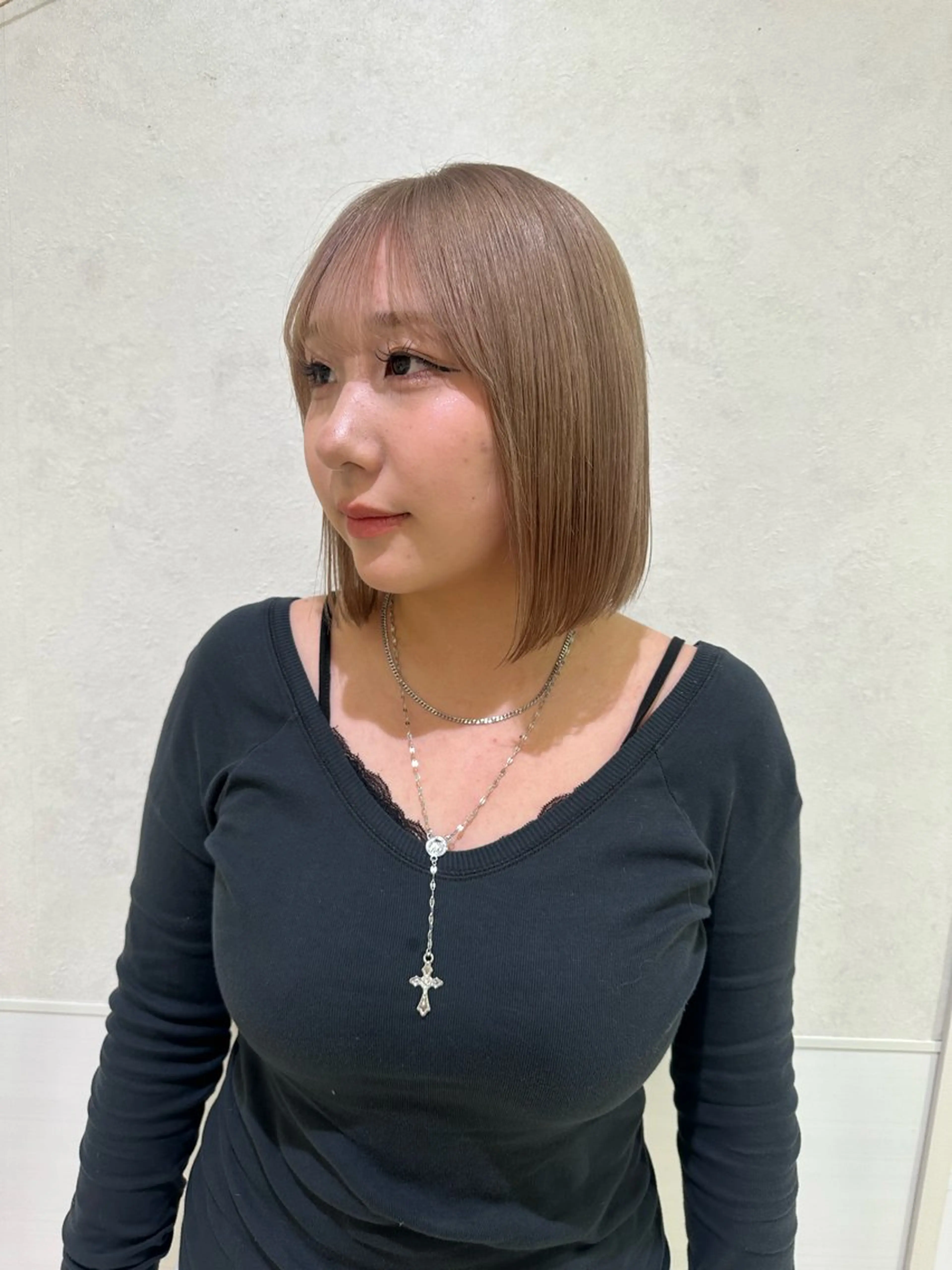 ショート 似合わせレイヤー 海外風レイヤーmioのヘアスタイル