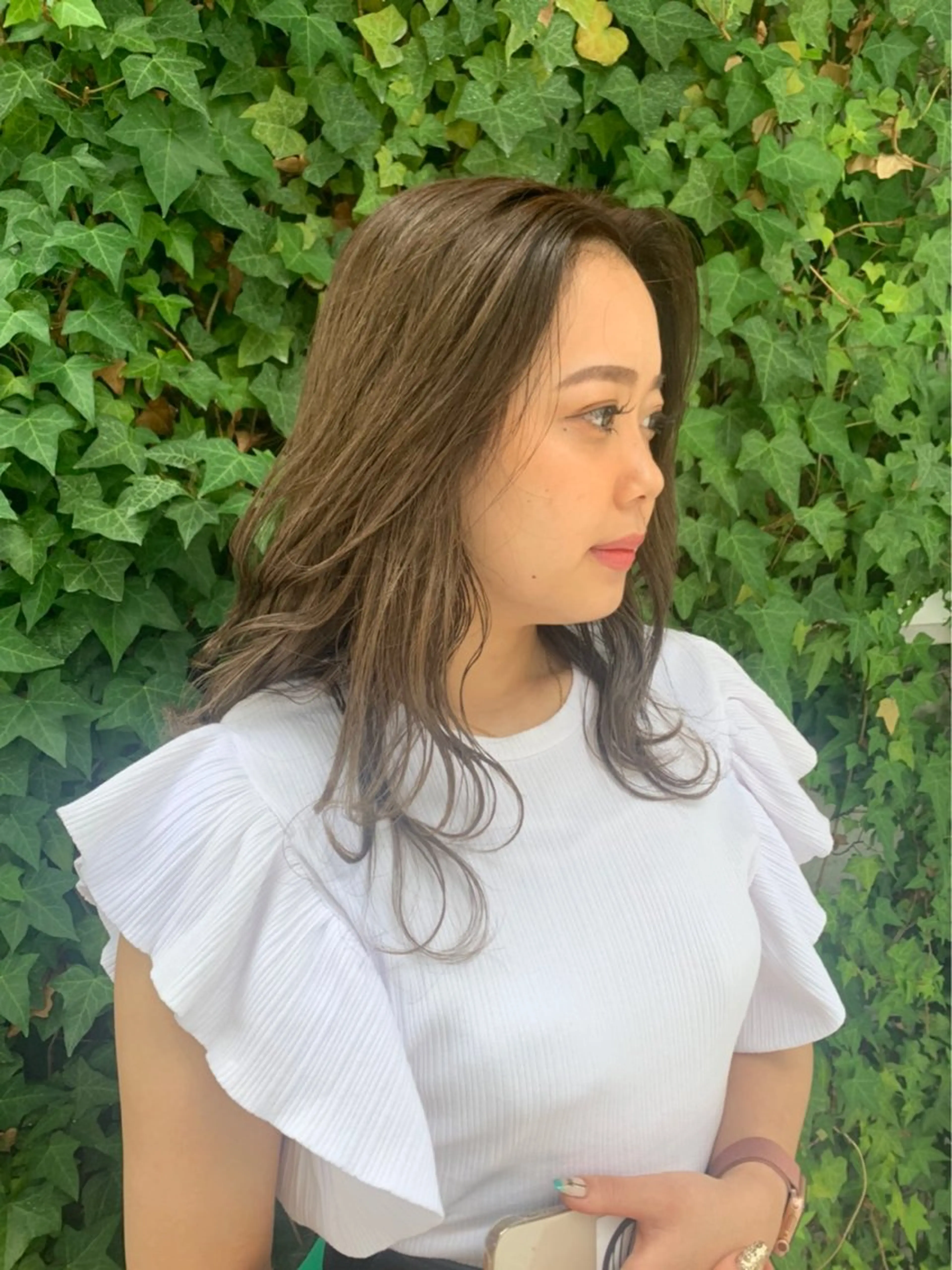 ロング カラー カット ヘアカラー トリートメント 🍭透明感カラー 志賀拓海🍬🌈のヘアスタイル