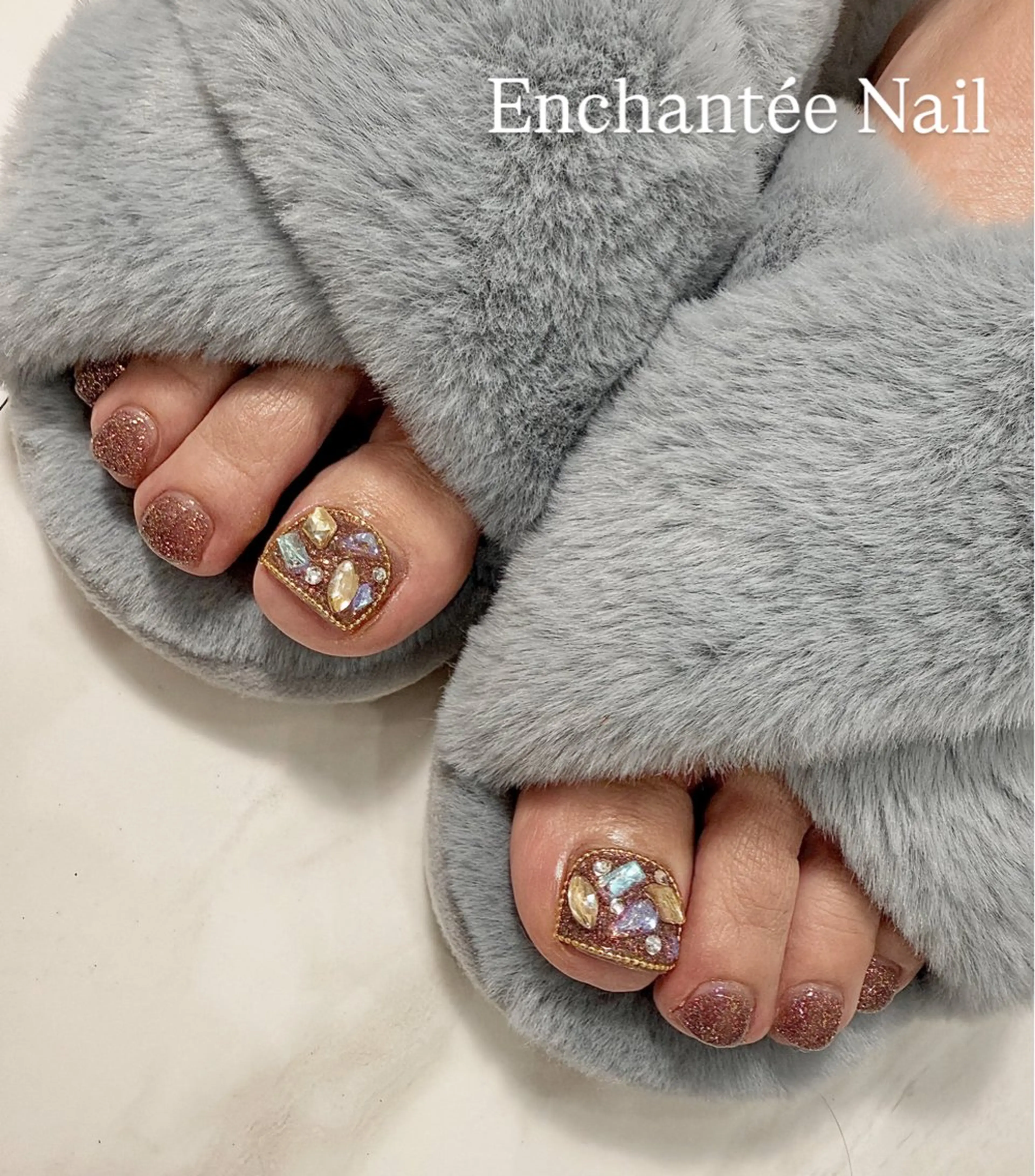 ネイル フラッシュネイル フットネイル Enchantée yukaのネイルデザイン