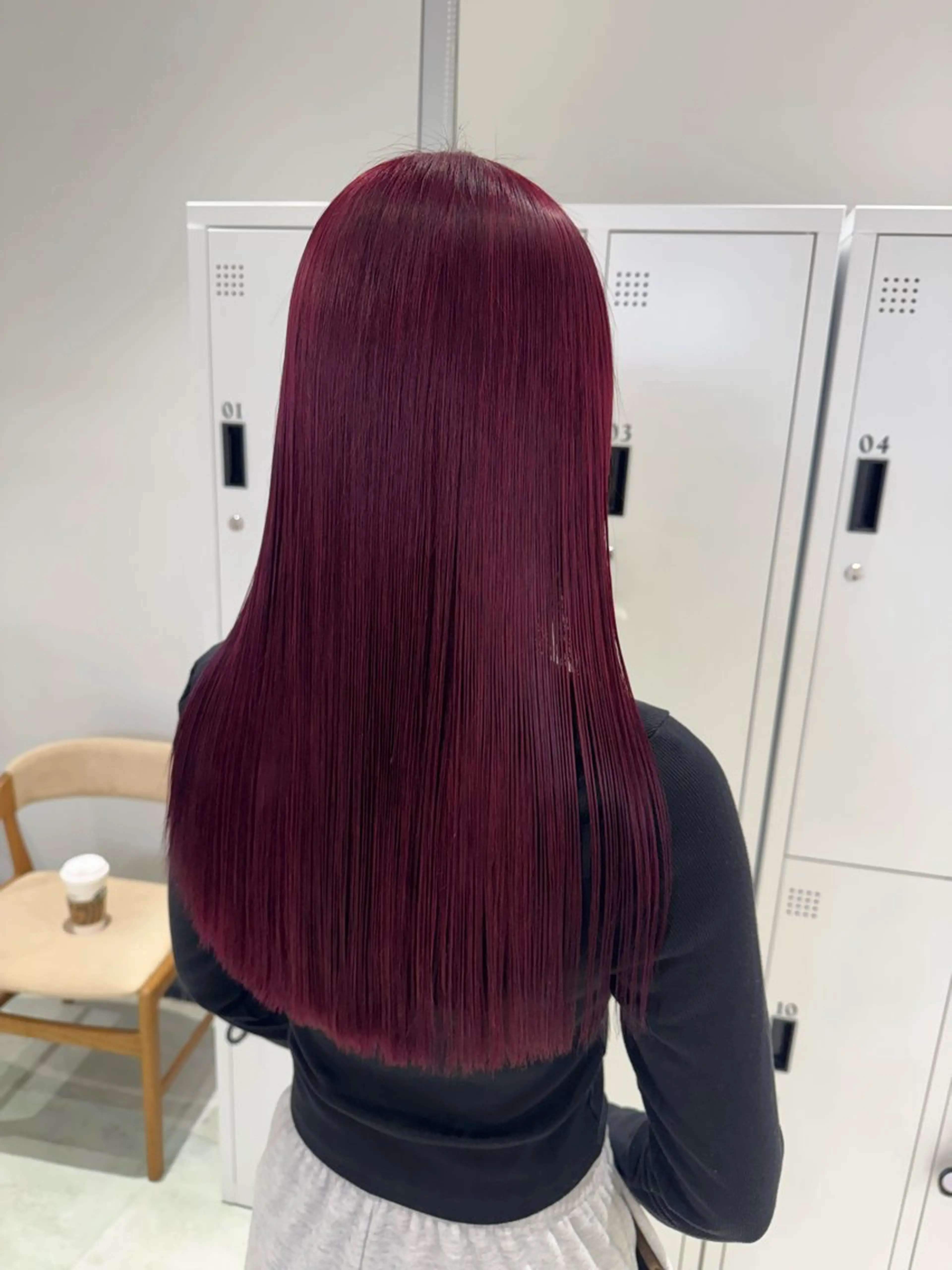 カラー レッドカラー ヘアカラー トリートメント 透明感カラー✨艶髪 制作🌱山根あゆみのヘアスタイル