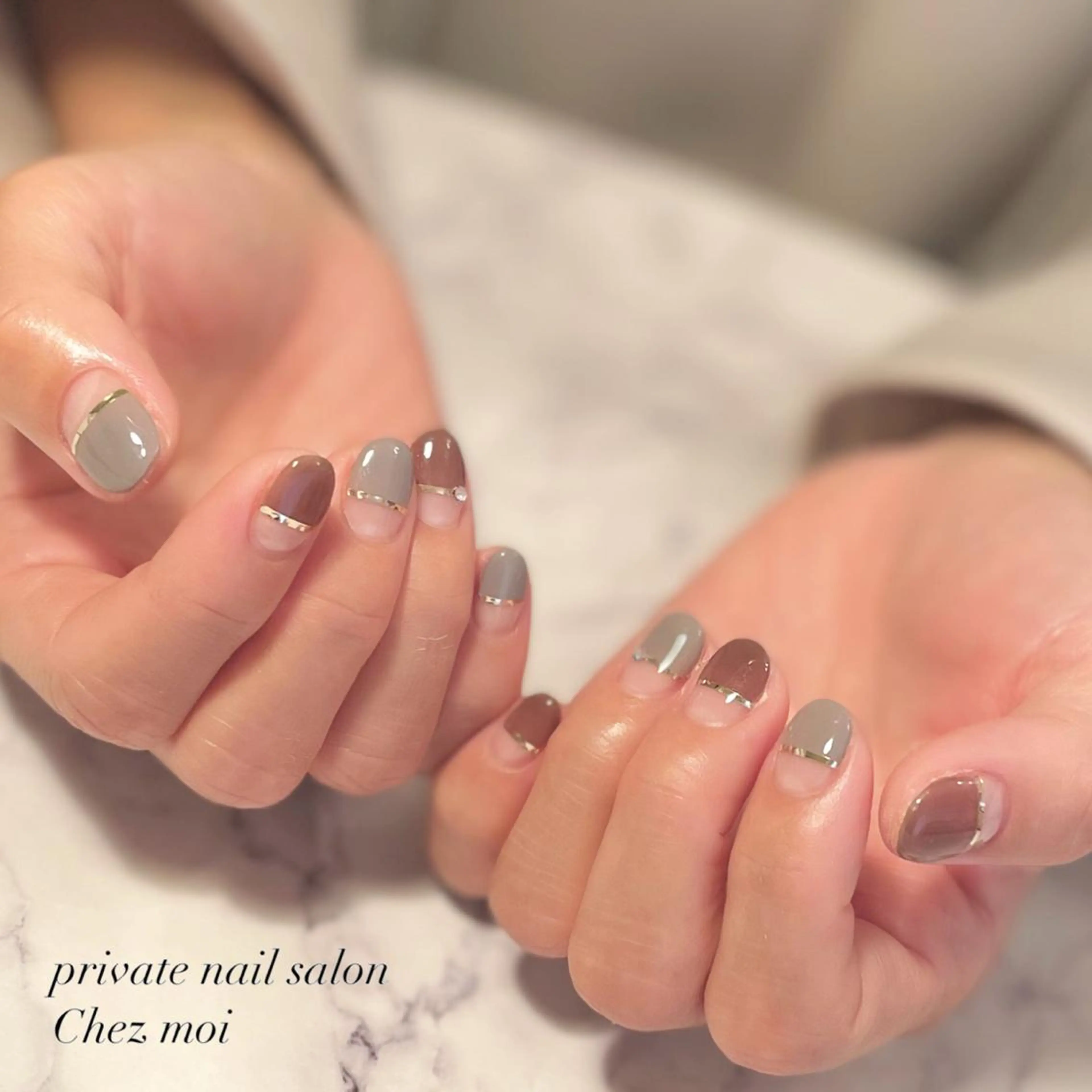 ネイル フレンチネイル KOMINE TOMOKOのネイルデザイン