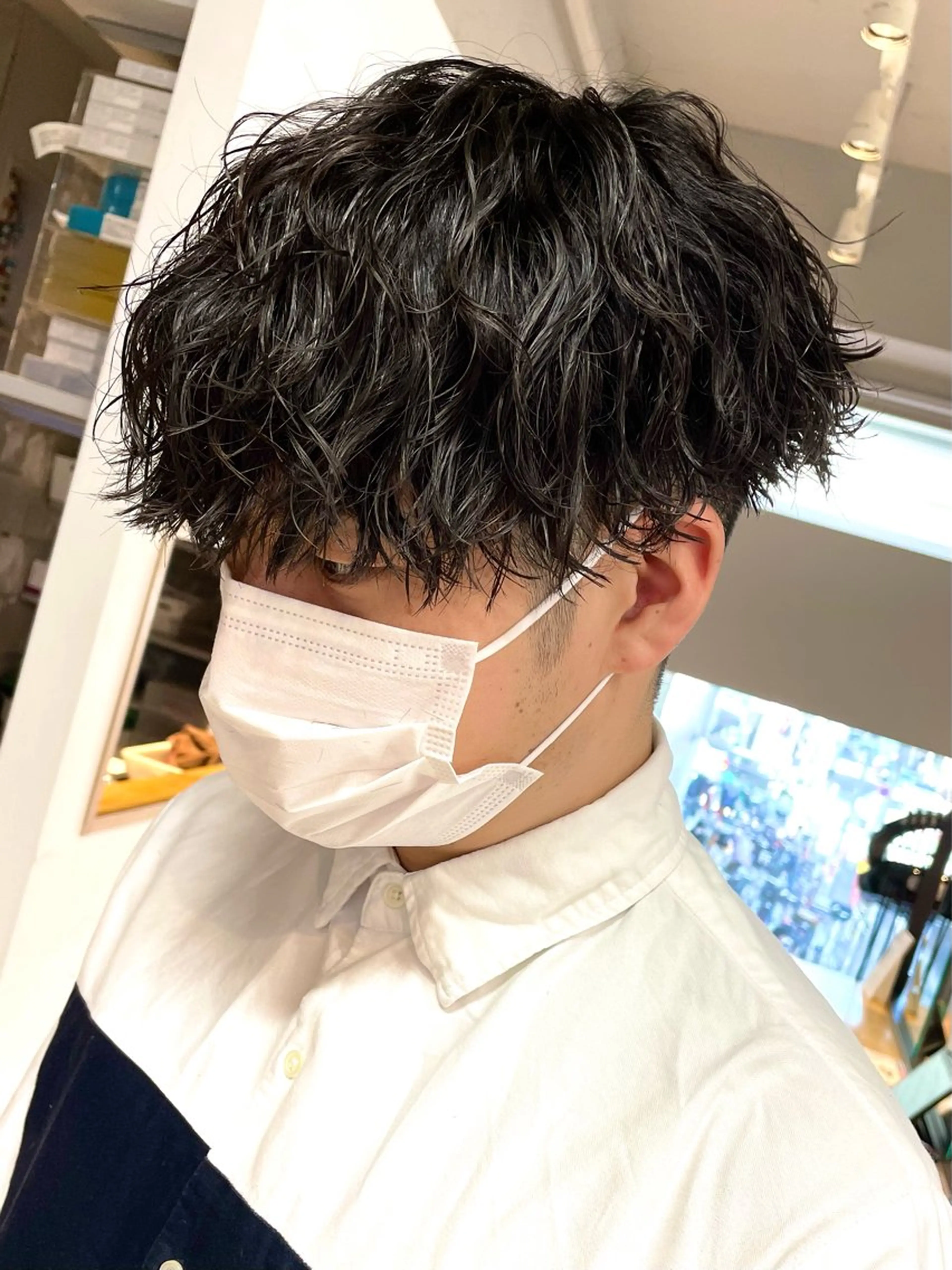 パーマ メンズ カット パーマ GULGUL 小関 伊吹のヘアスタイル