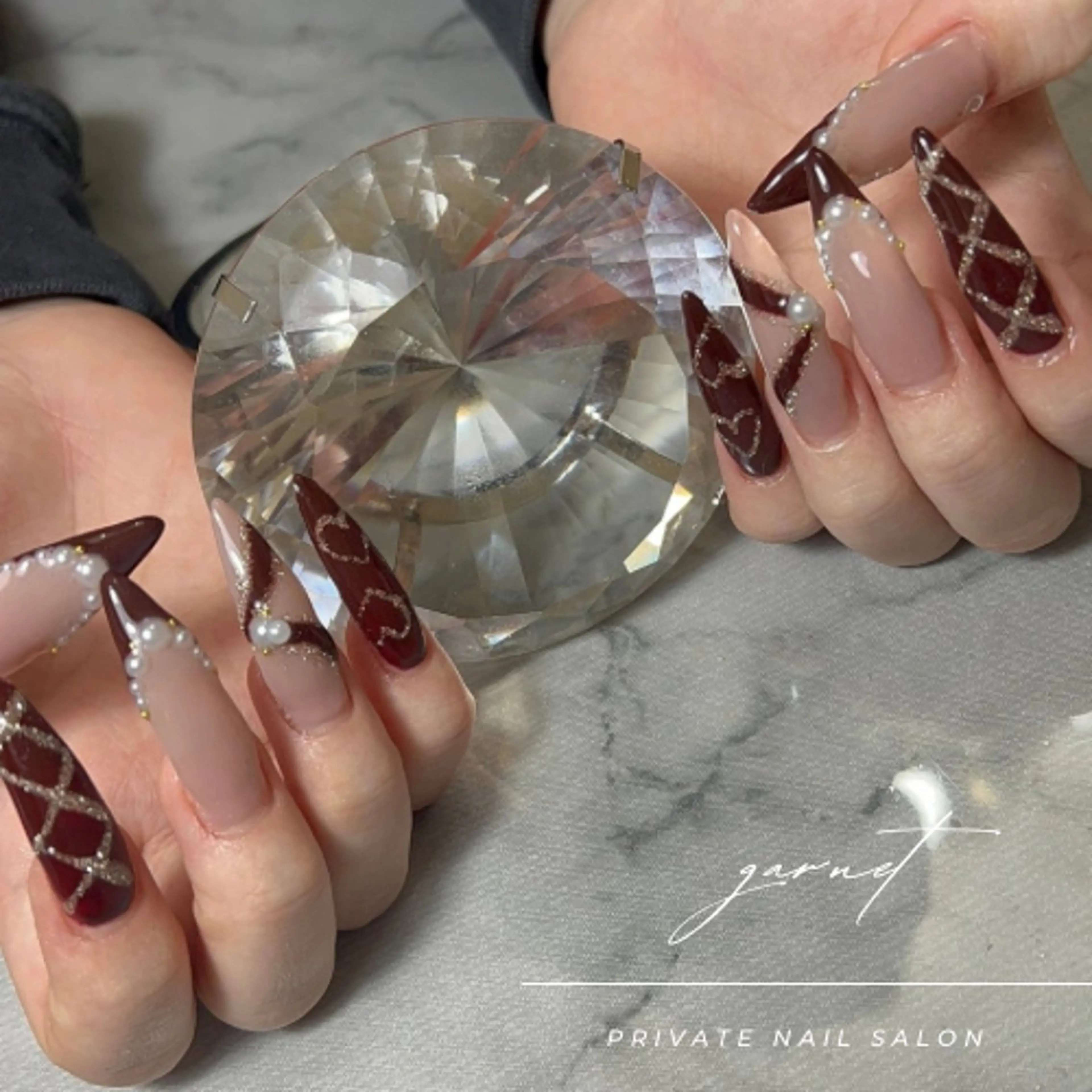ネイル ハンドネイル Garnet nailのネイルデザイン