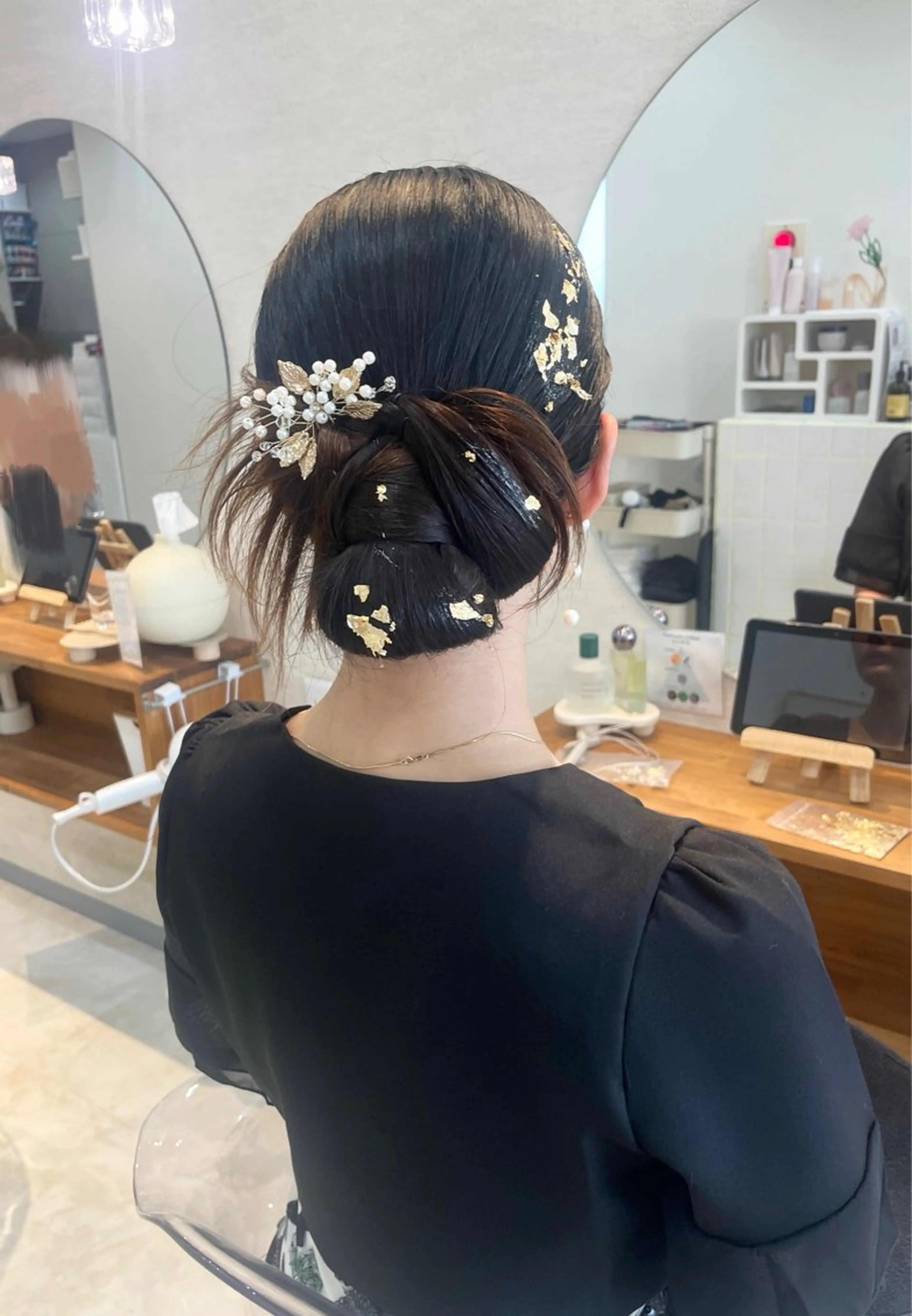 ロング お呼ばれヘア/セット /ヘアアレンジ/れいのヘアスタイル