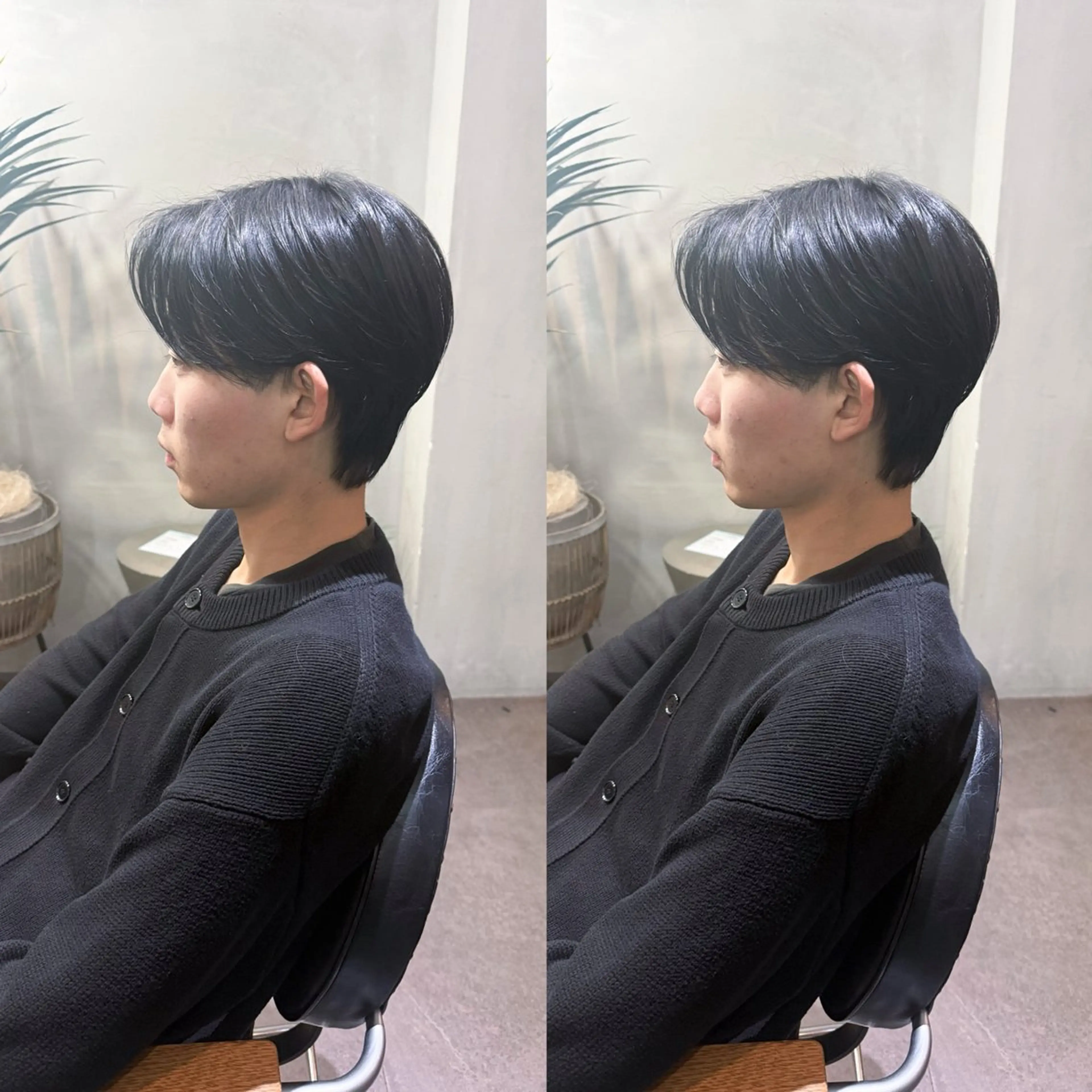 メンズ センターパート カット 🌟メンズ🌟シ ョート🌟クルミのヘアスタイル