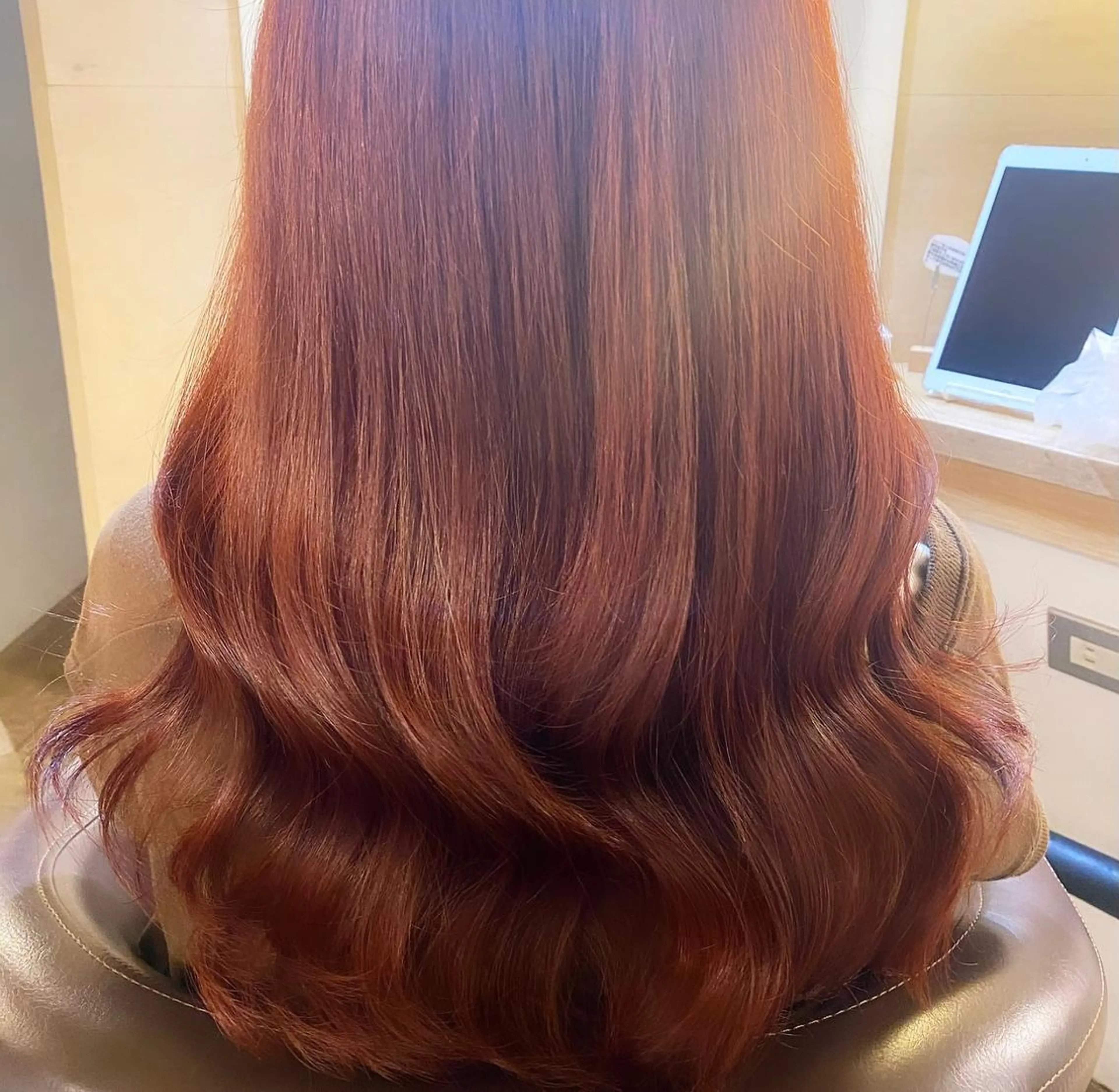 ロング カラー ブリーチ ブラウンカラー ブリーチなしカラー 立花 ふたば🌱のヘアスタイル