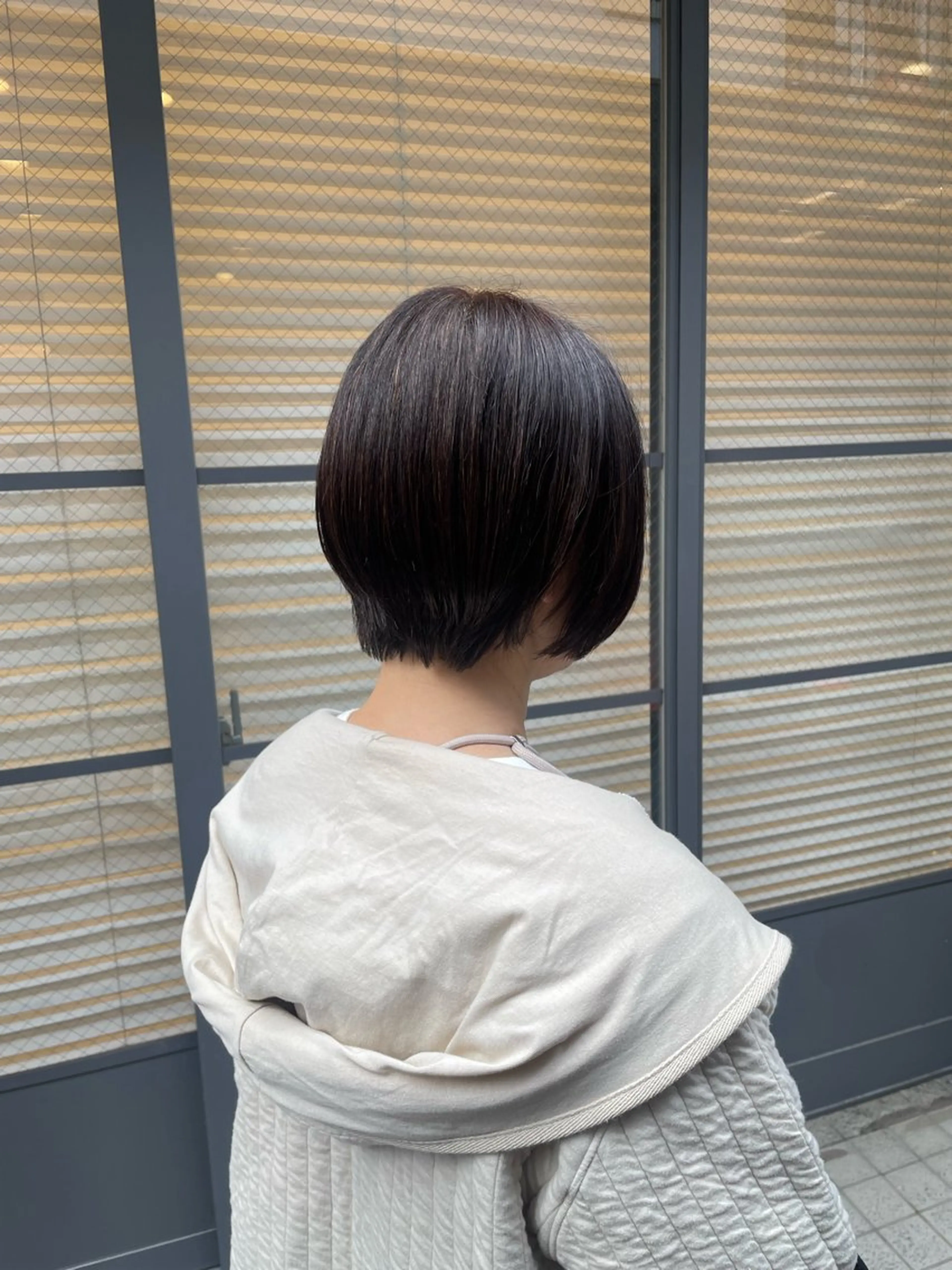 ショート ショートボブ ボブ ショートヘア 🌷【暖色艶カラー】 shiori🌷のヘアスタイル