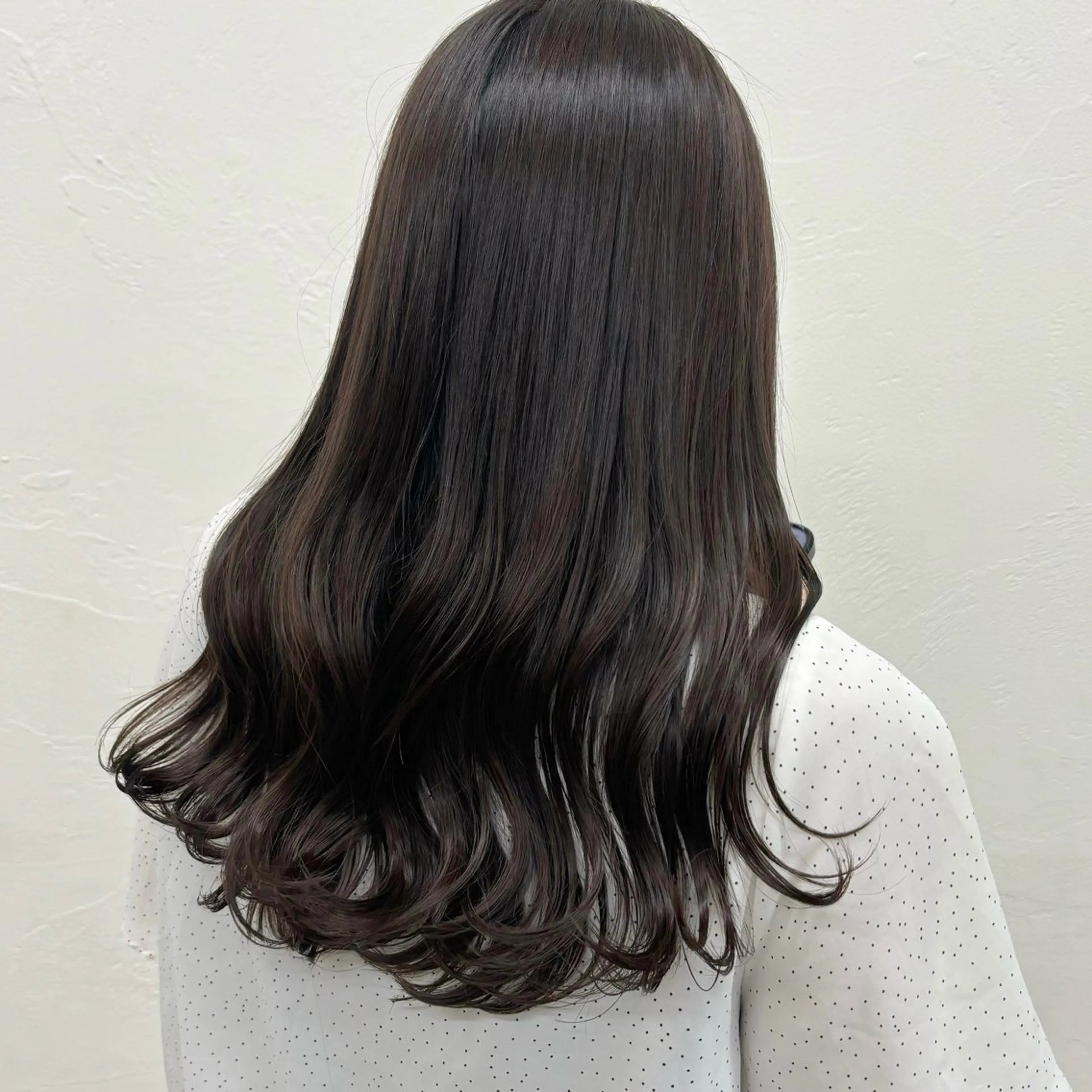 ミディアム 結べるレイヤーカット /カラー/あさかのヘアスタイル