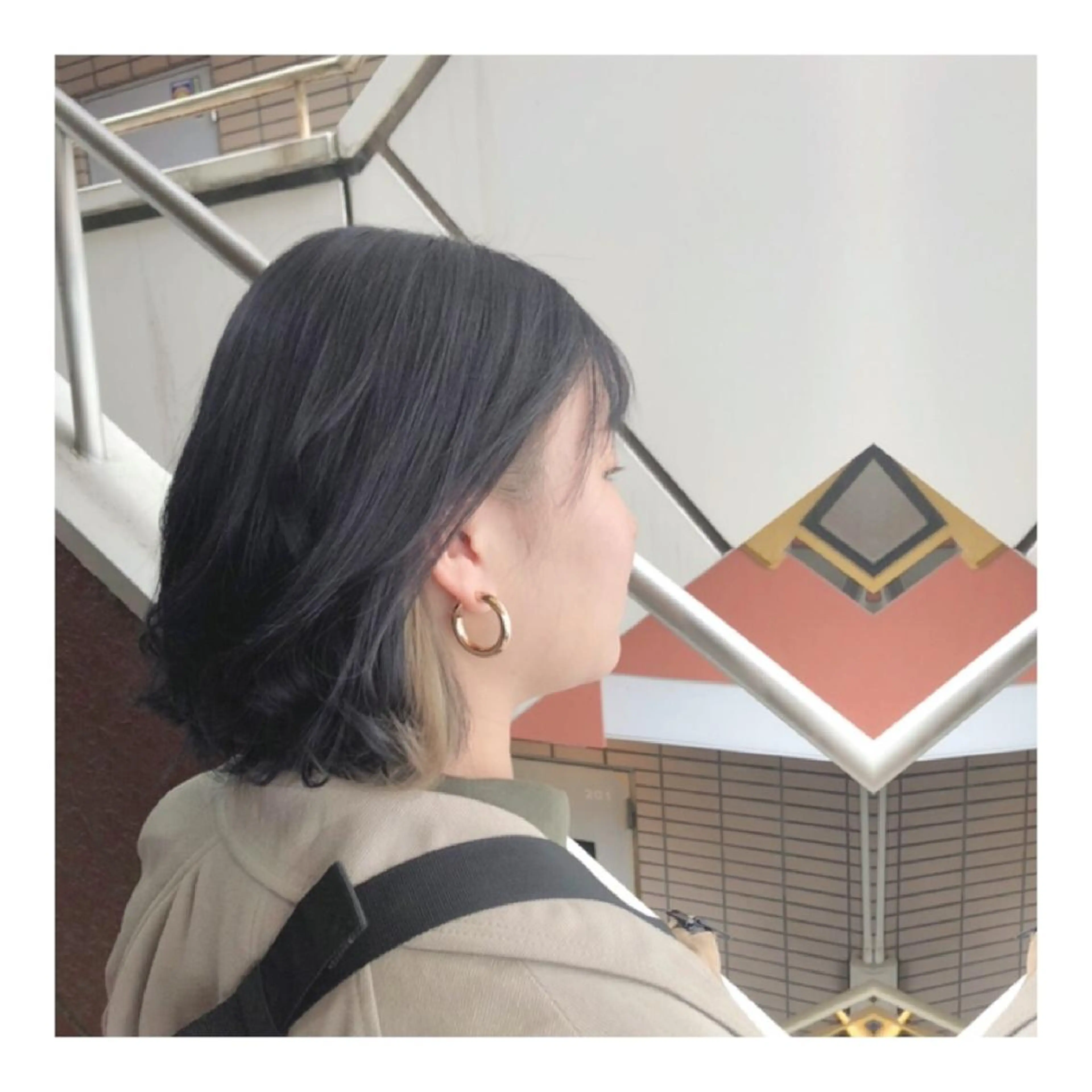 ミディアム カラー インナーカラー ボブ 外ハネヘア ヘアカラー トリートメント EMANON大宮 ANNEX所属・Joshua / 素髪改善のヘアスタイル