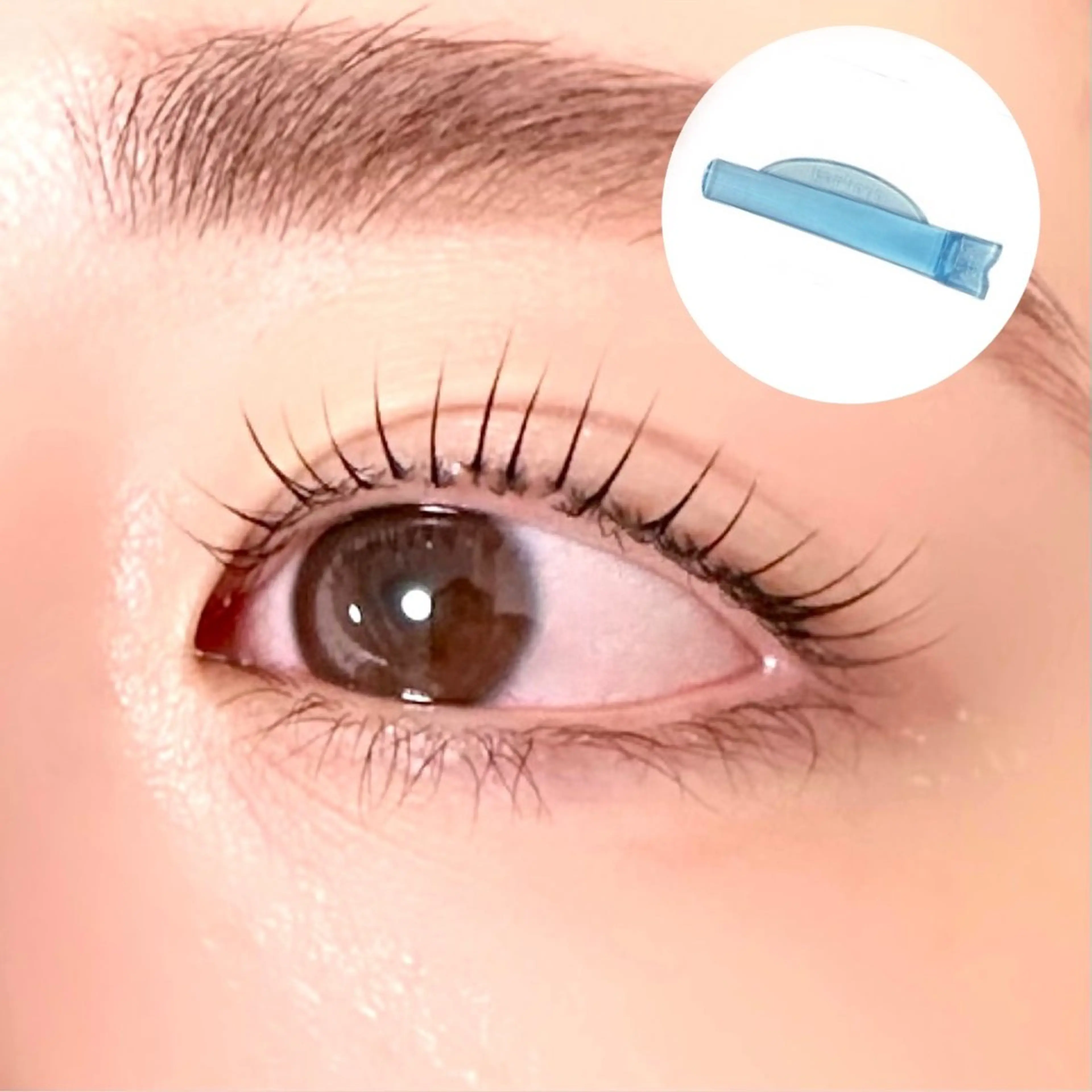 マツエク・マツパ 束感まつ毛 韓国風マツエク パリジェンヌラッシュリフト まつげパーマ 一重×まつ毛パーマ 束感まつげ｜ユキ 高評価｜堀江のマツエク・マツパデザイン