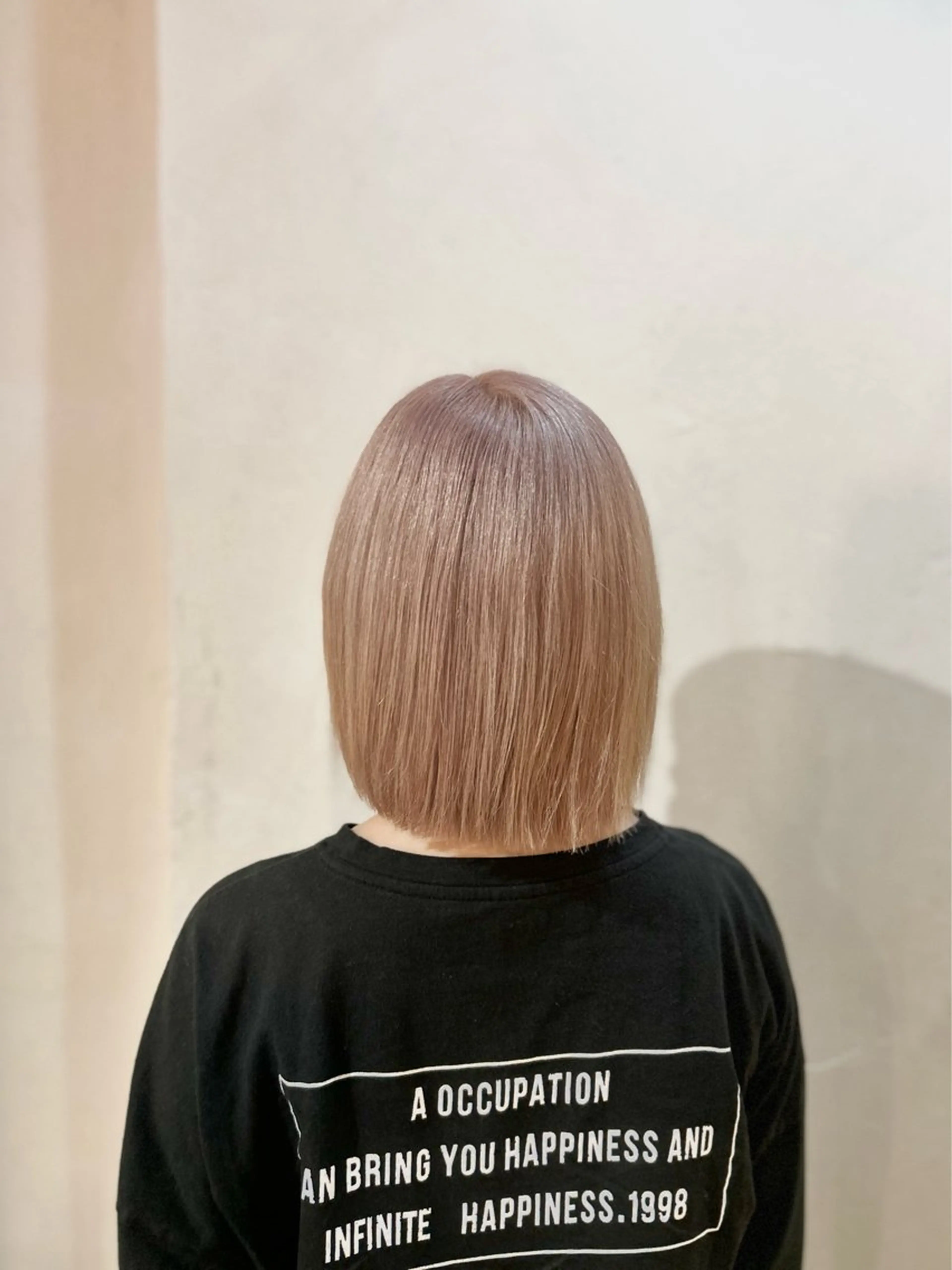 ミディアム HASIMOTO jijibyMOPSのヘアスタイル