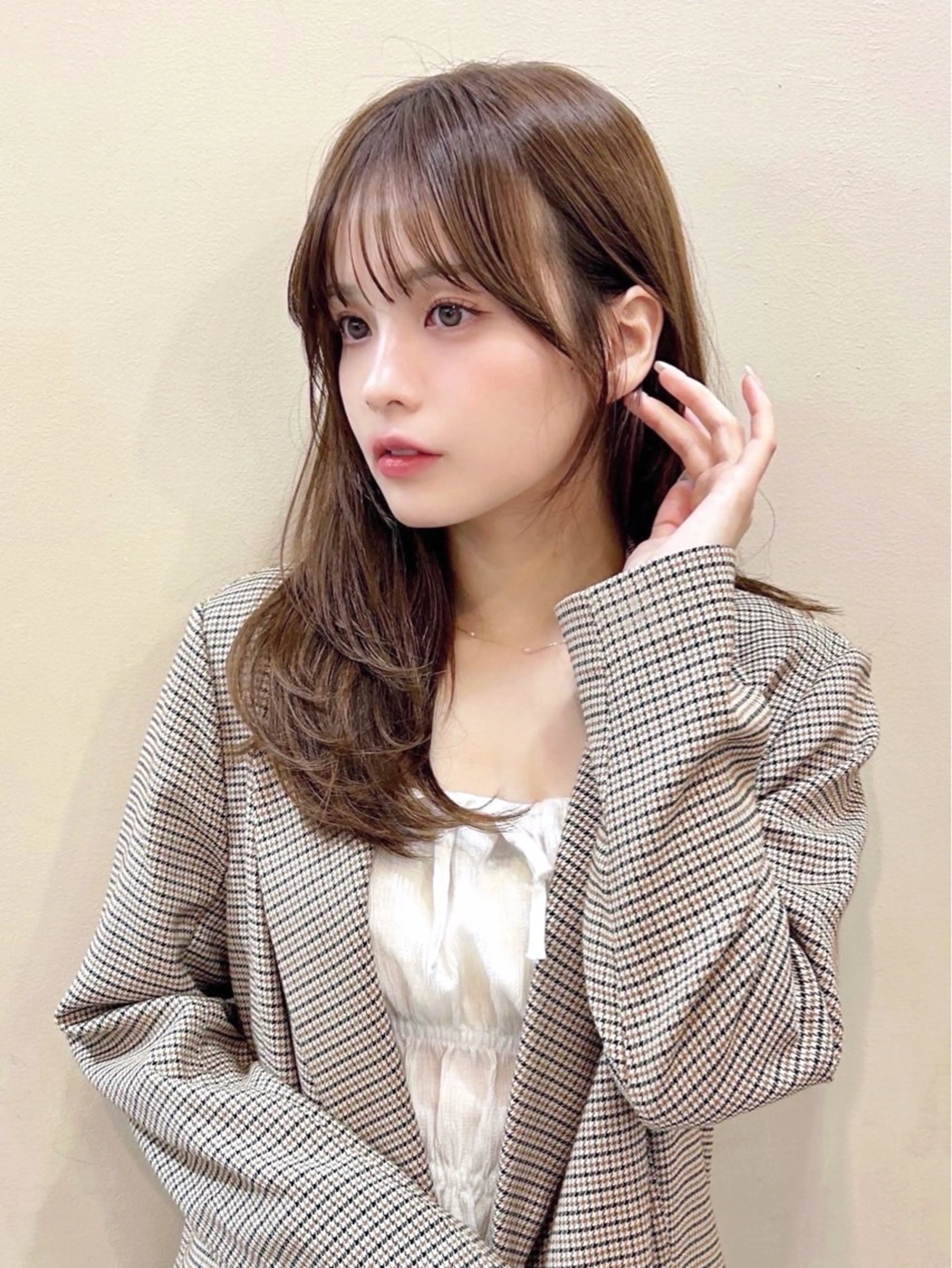 ロング カラー レイヤーカット Sana / 韓国ヘア / カラーのヘアスタイル