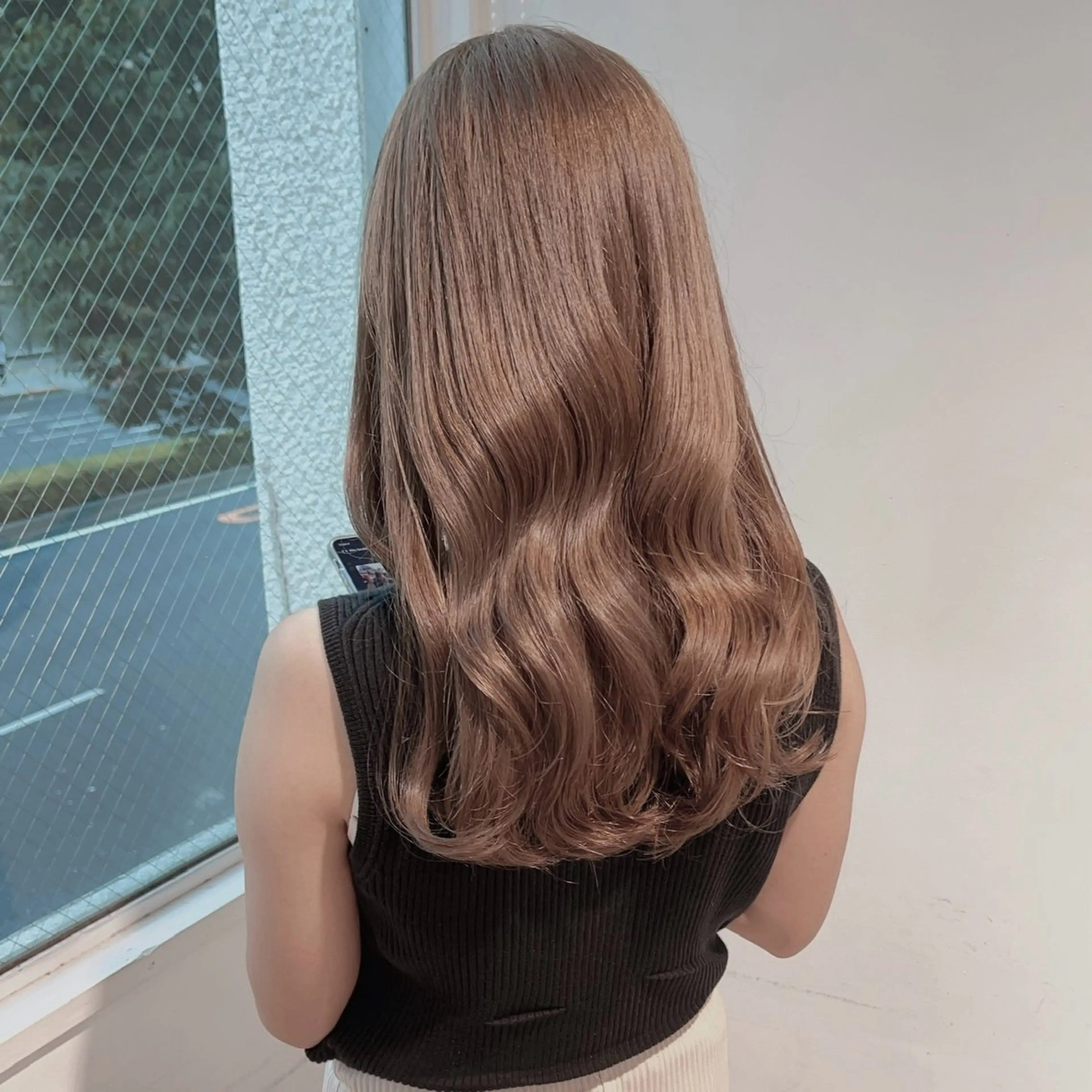 ロング カラー ヘアカラー トリートメント ヘッドスパ ヘアセット 𓏸レイヤー髪質改善 透けカラーカノン🫧のヘアスタイル