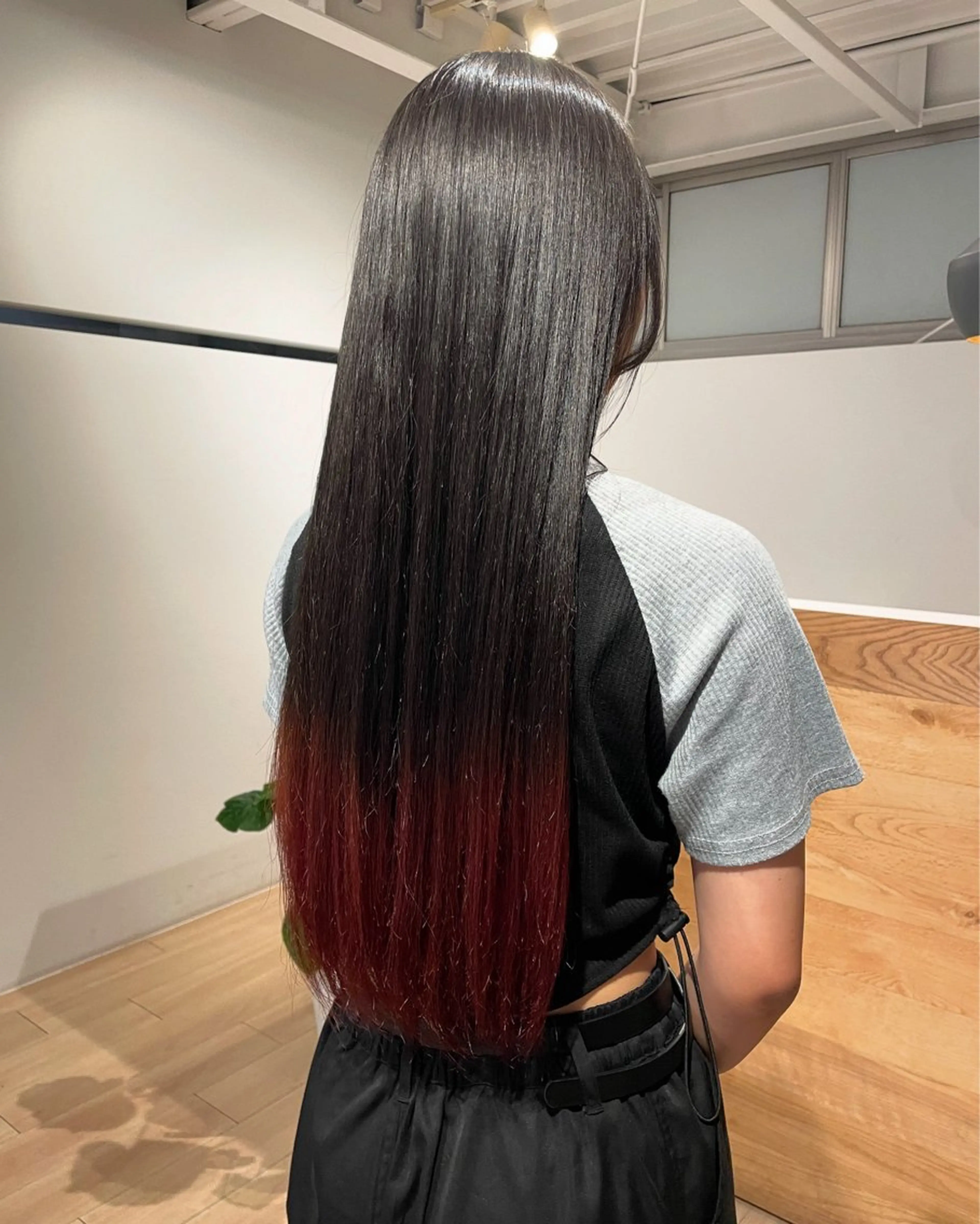 ロング カラー 長瀬 友樹のヘアスタイル