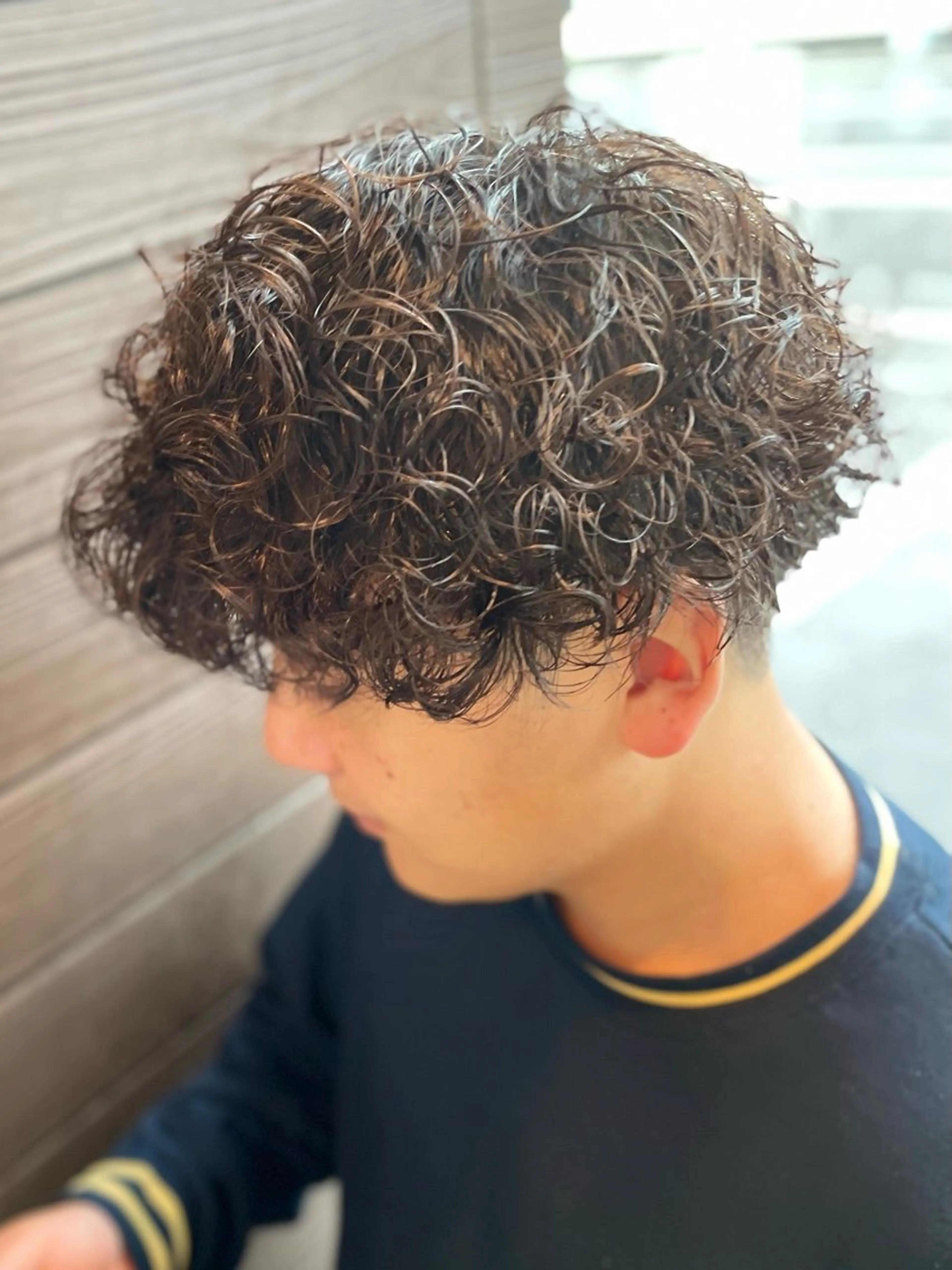 ミディアム ミディアムパーマ カット パーマ 大島 渓翔のヘアスタイル