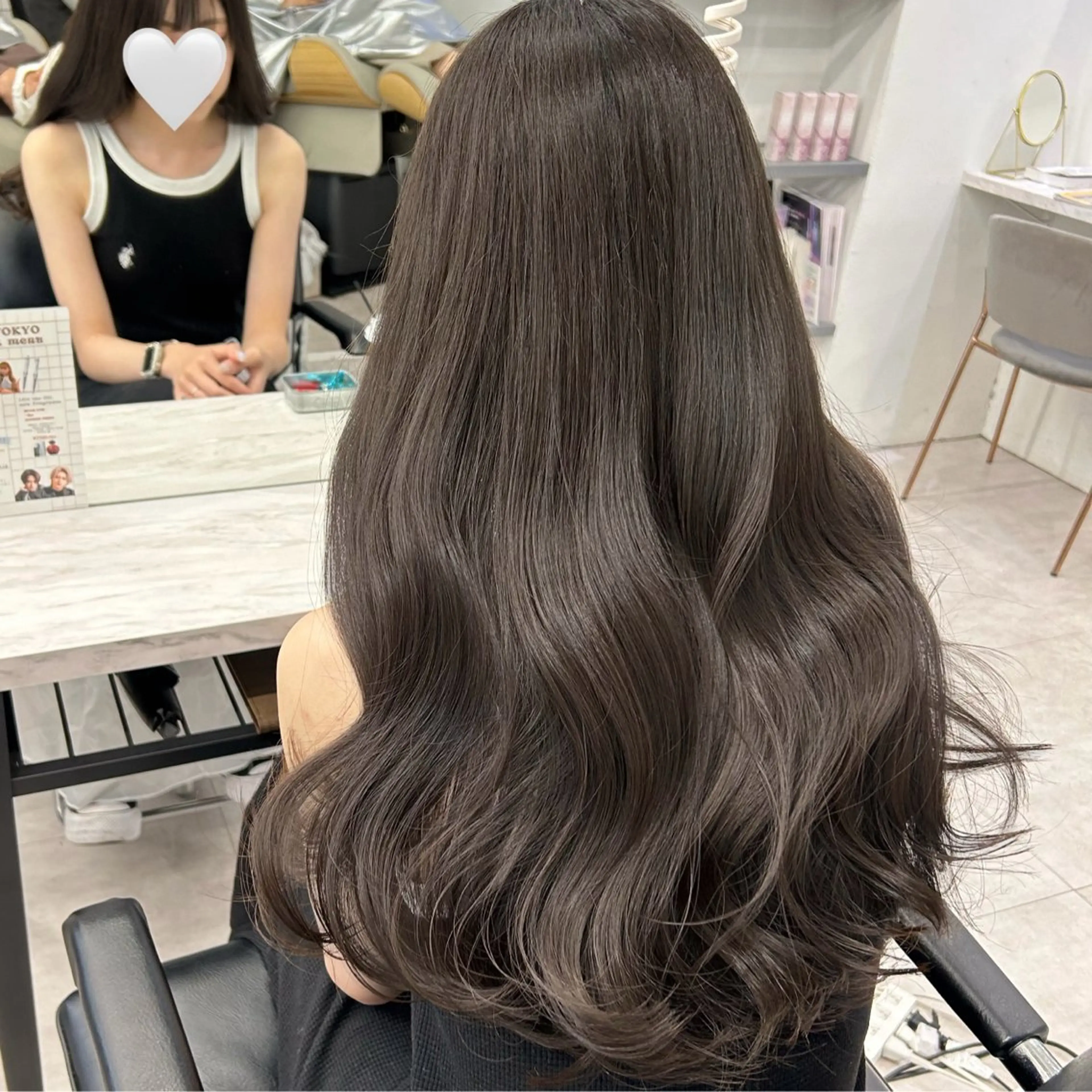 ロング カラー カット ヘアカラー トリートメント 透明感カラー 古山 結季🌙🖤のヘアスタイル