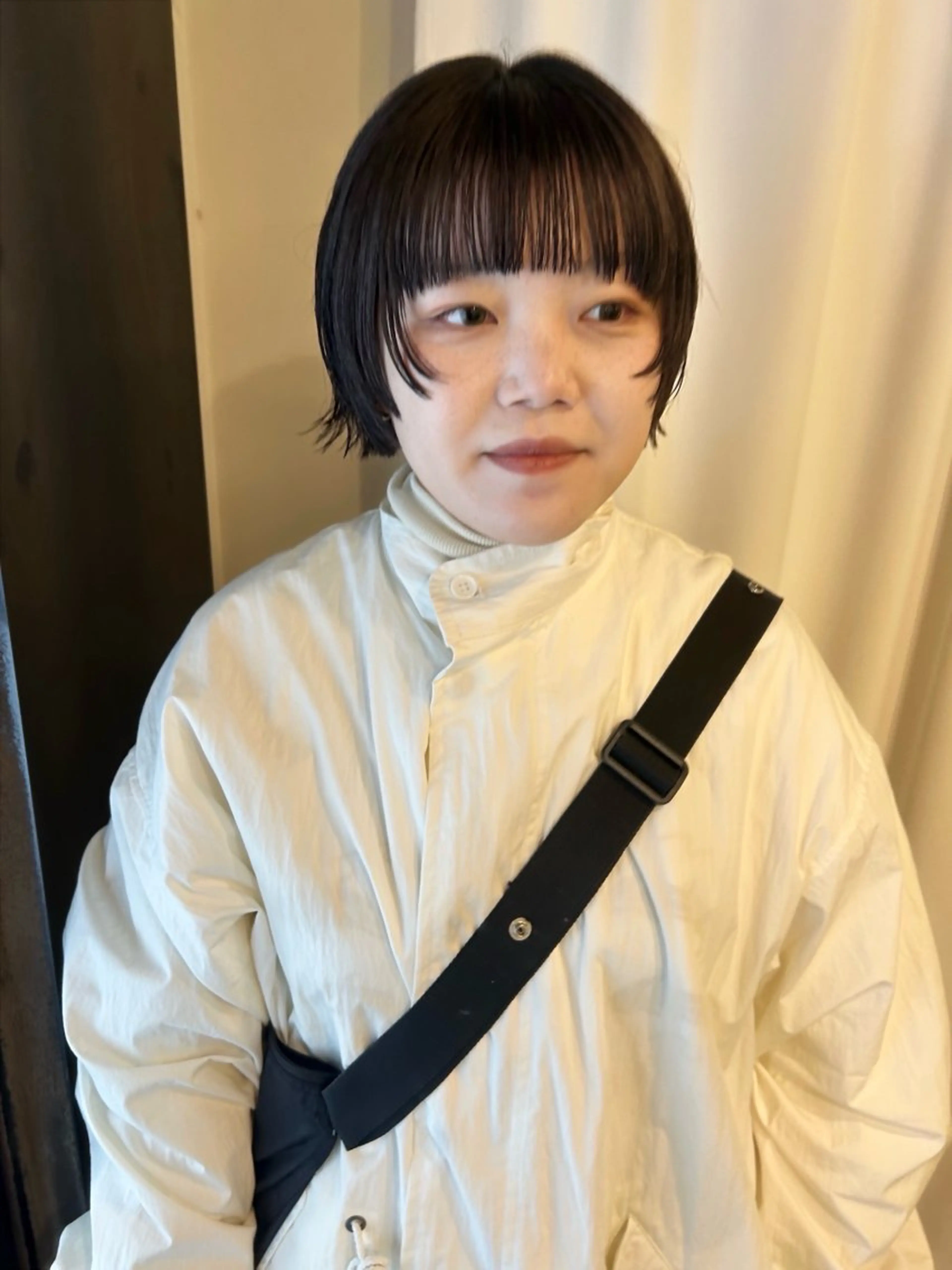 ショート 似合わせカット カット ヘアカラー トリートメント シシドアスカ /中目黒/パーマのヘアスタイル