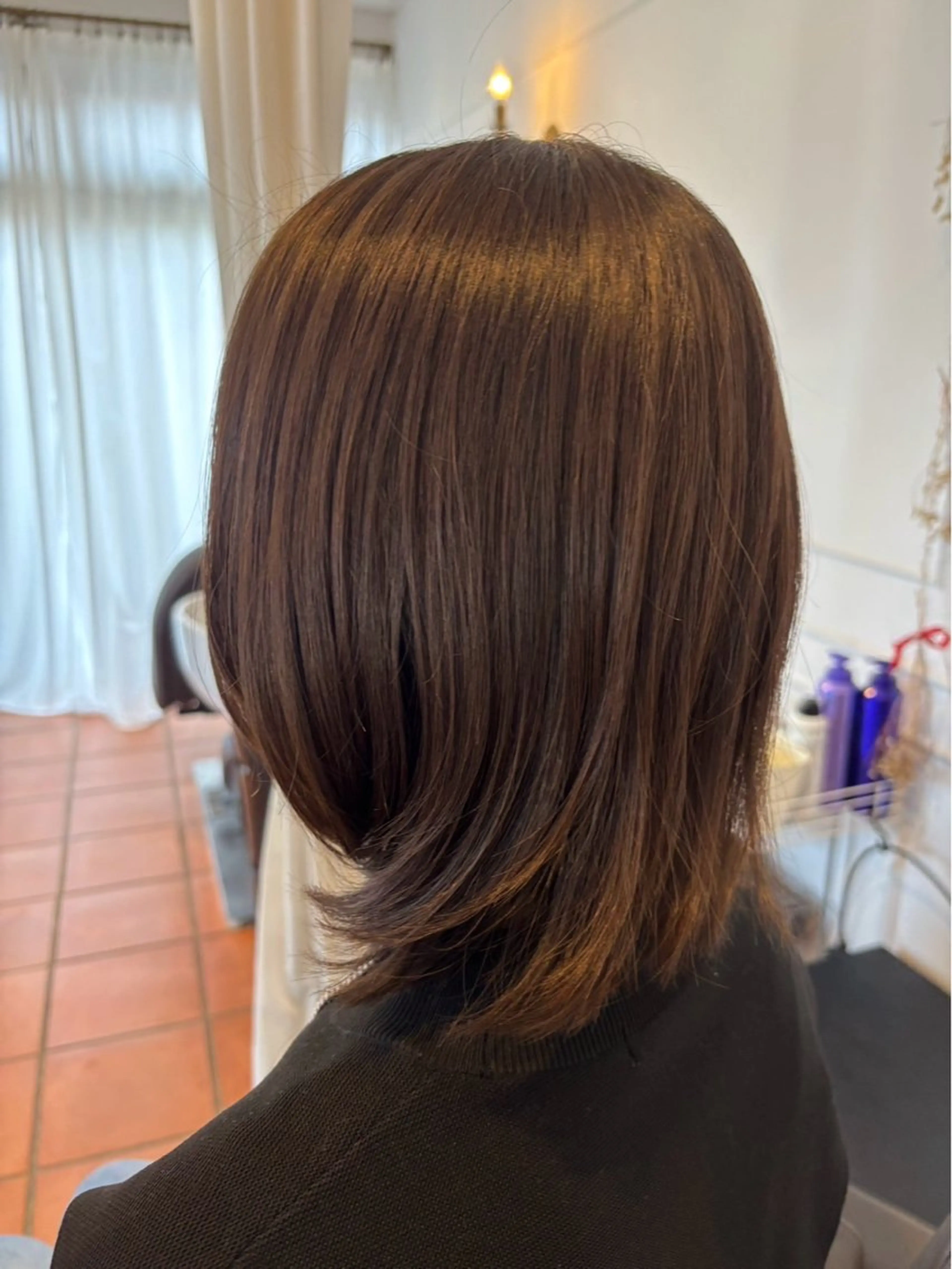 ミディアム 兵藤 雅也のヘアスタイル