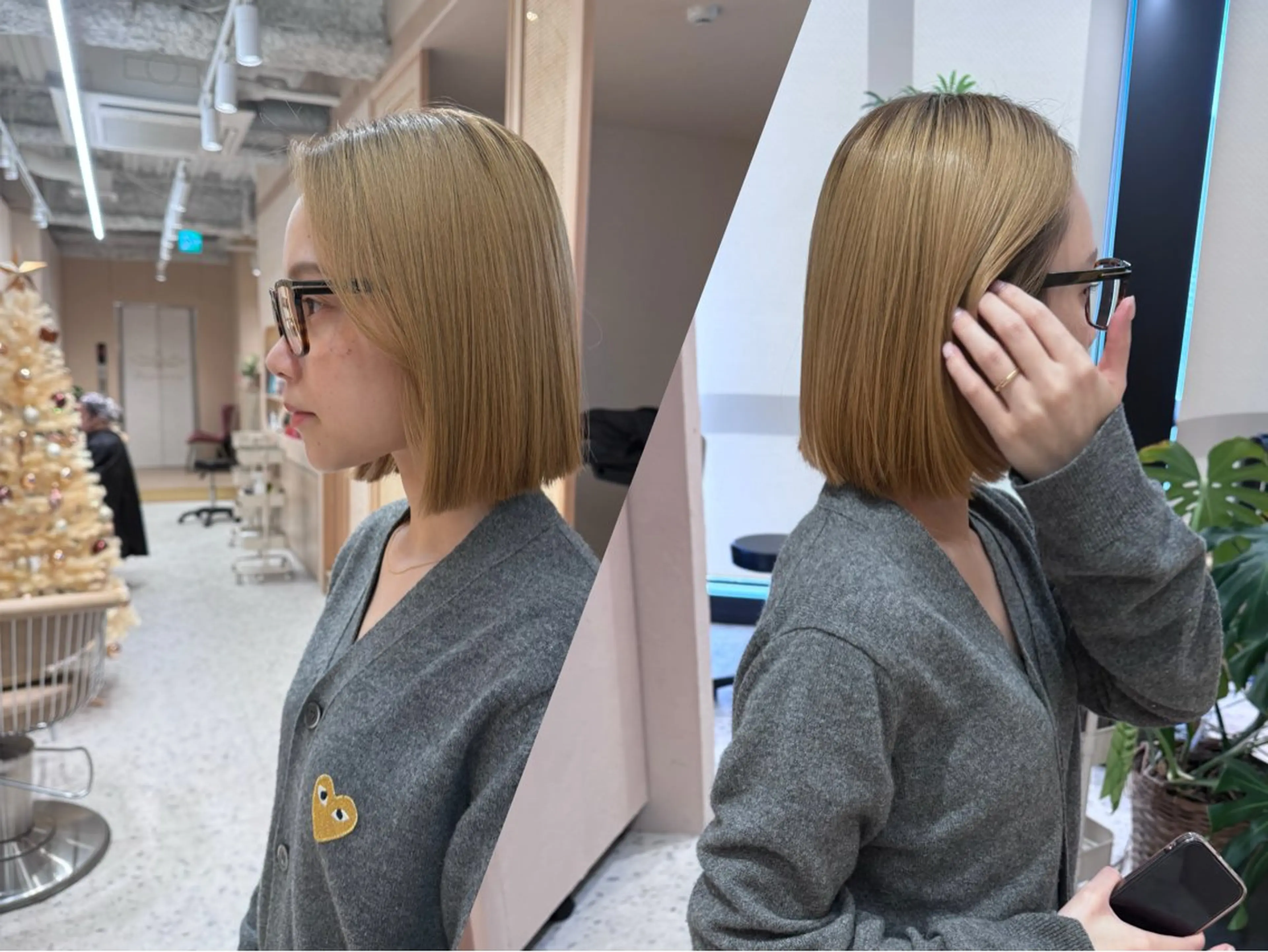 ショート カラー カット ヘアカラー トリートメント レイヤーカット/髪質 改善/矯正🤍吉田のヘアスタイル