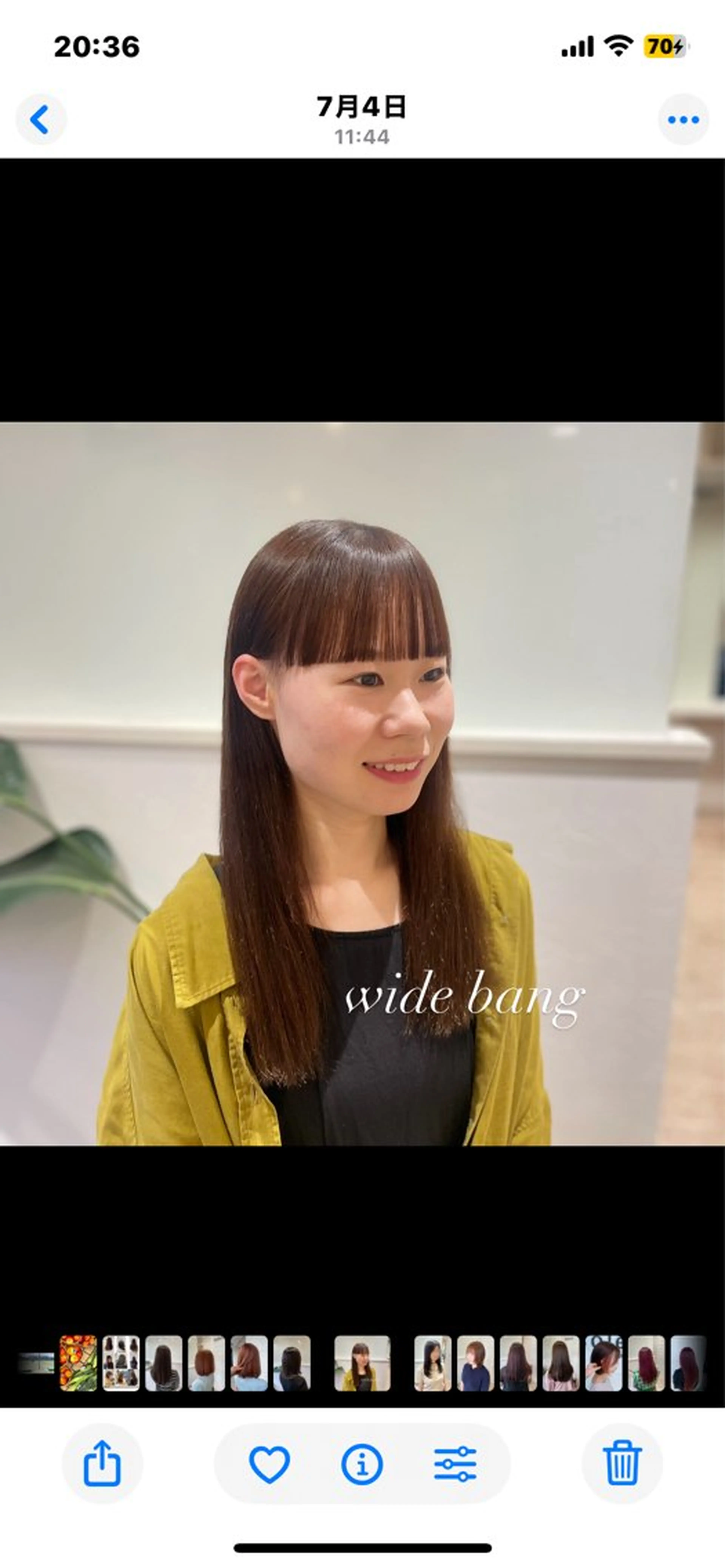 セミロング ボブ/艶髪 soleilrukaのヘアスタイル