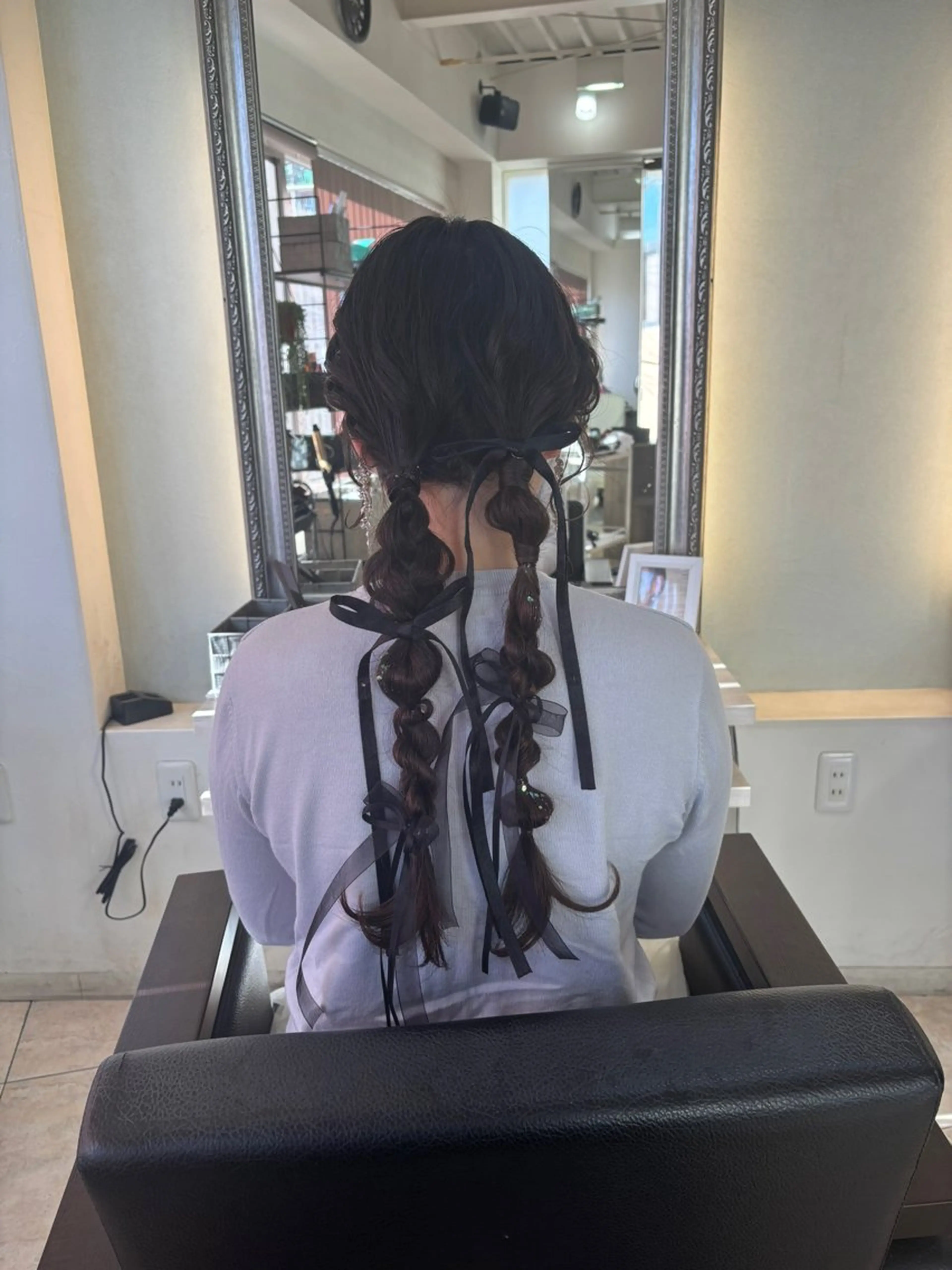 ヘアアレンジ ヘアセット デザインカラー/ オダセイナのヘアスタイル