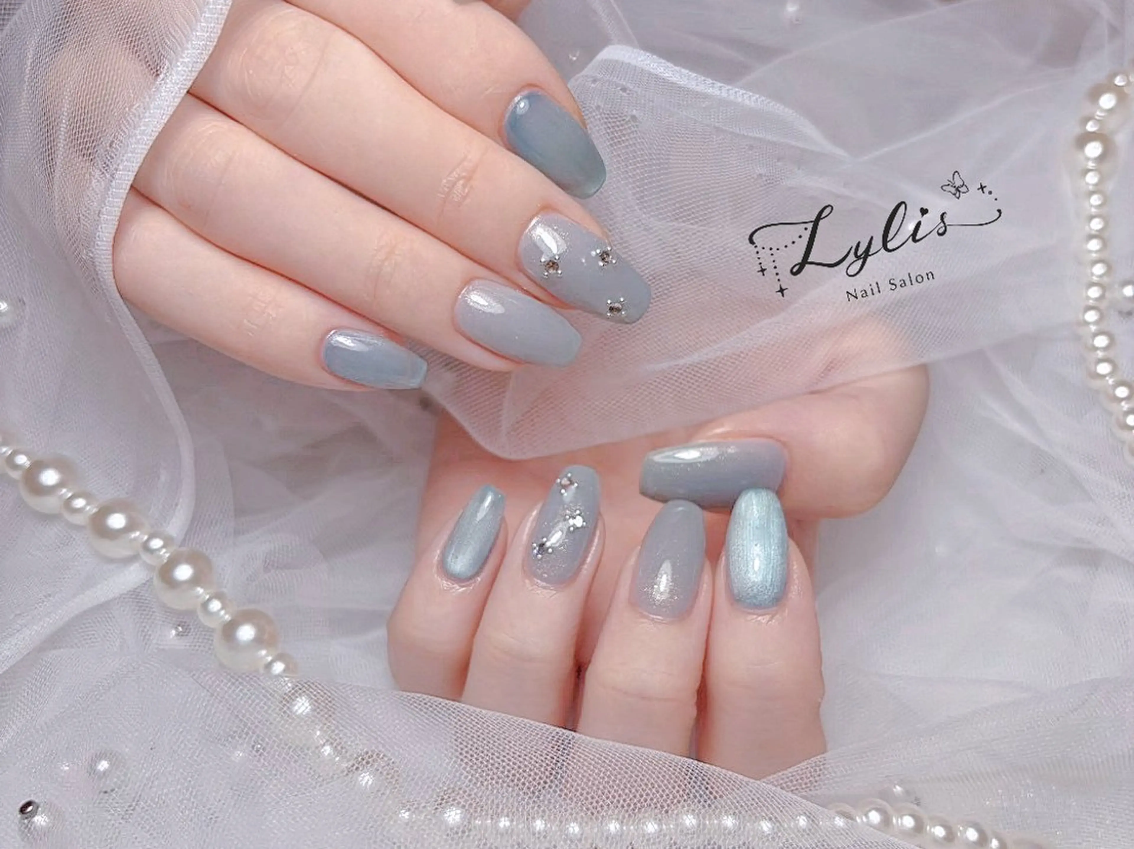 ネイル マグネットネイル Nail Salon Lylis♡のネイルデザイン