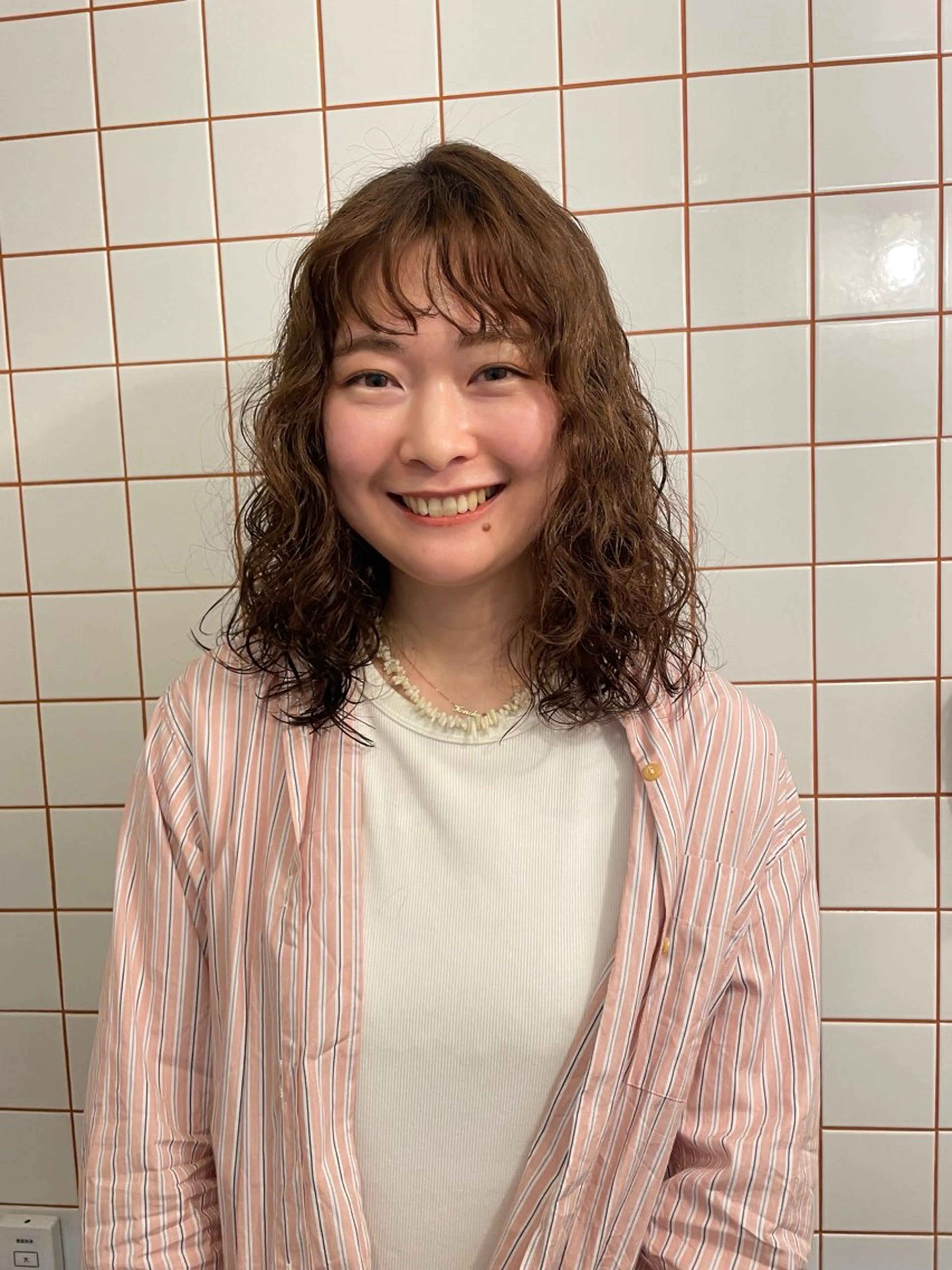 パーマ カット パーマ トリートメント 狩野 羅夢のヘアスタイル