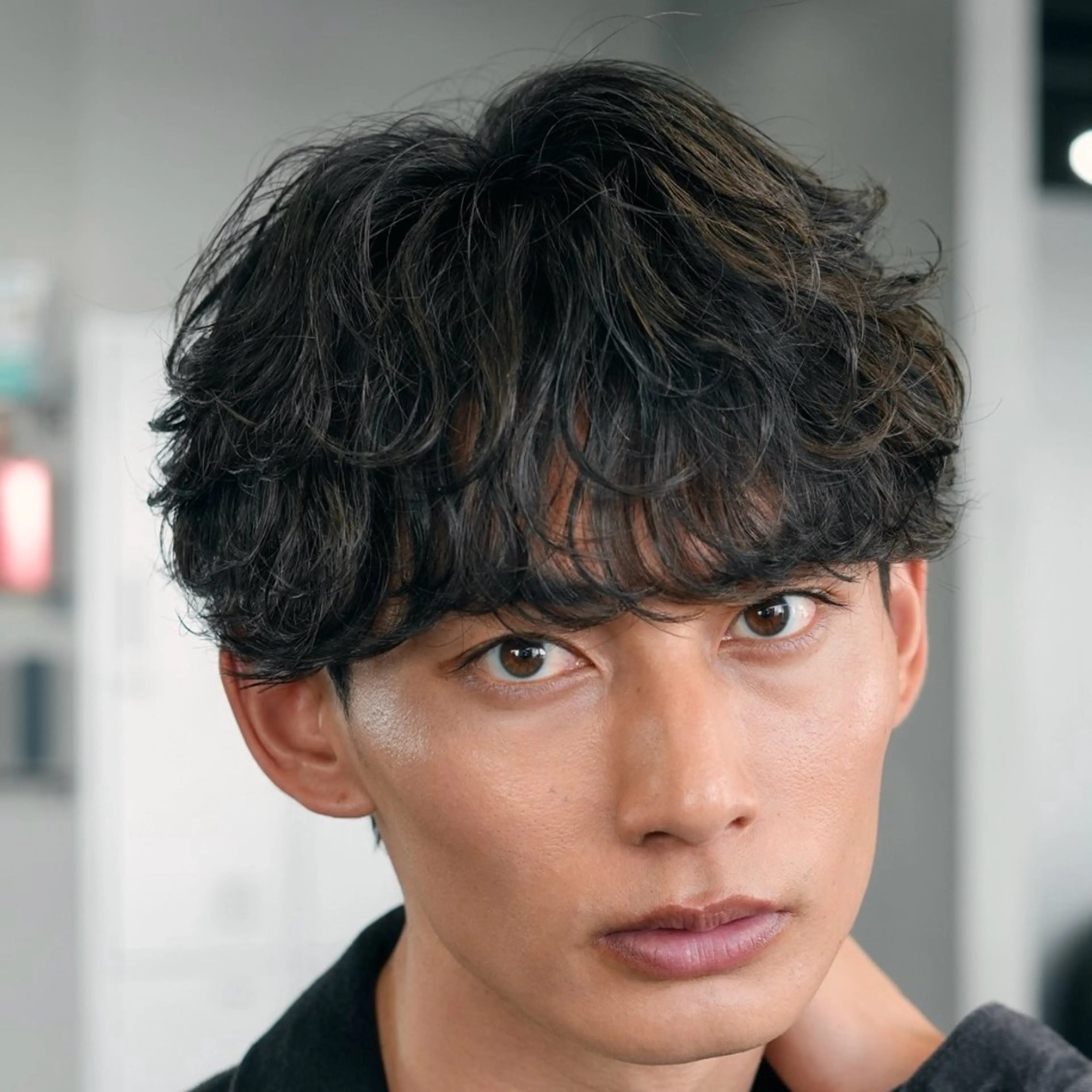 カット➕シャドウパーマの写真