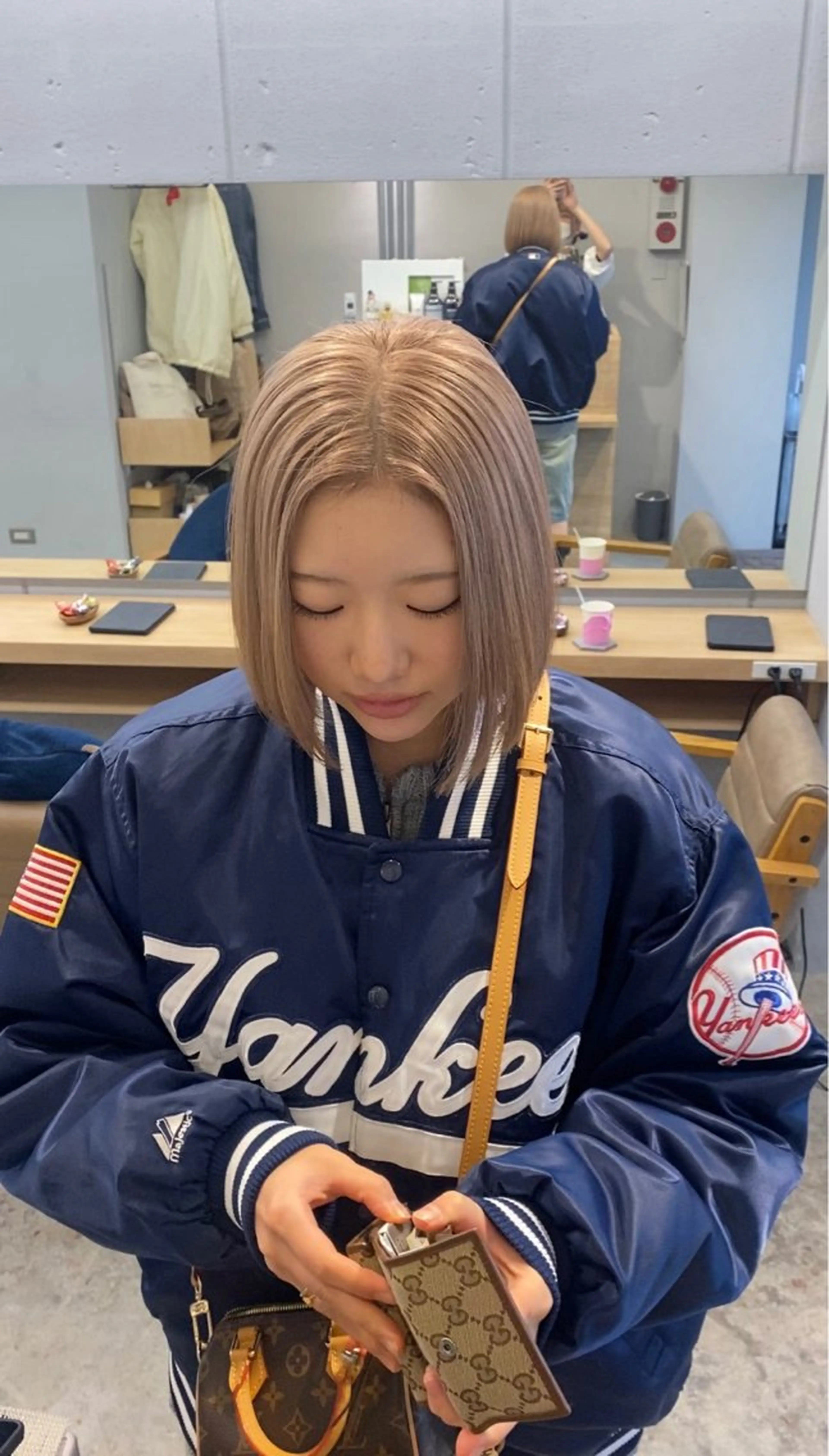 ショート カラー ベージュカラー ハイライトカラー ハイライト 🐾Libero🐾 柏　KONOMIのヘアスタイル