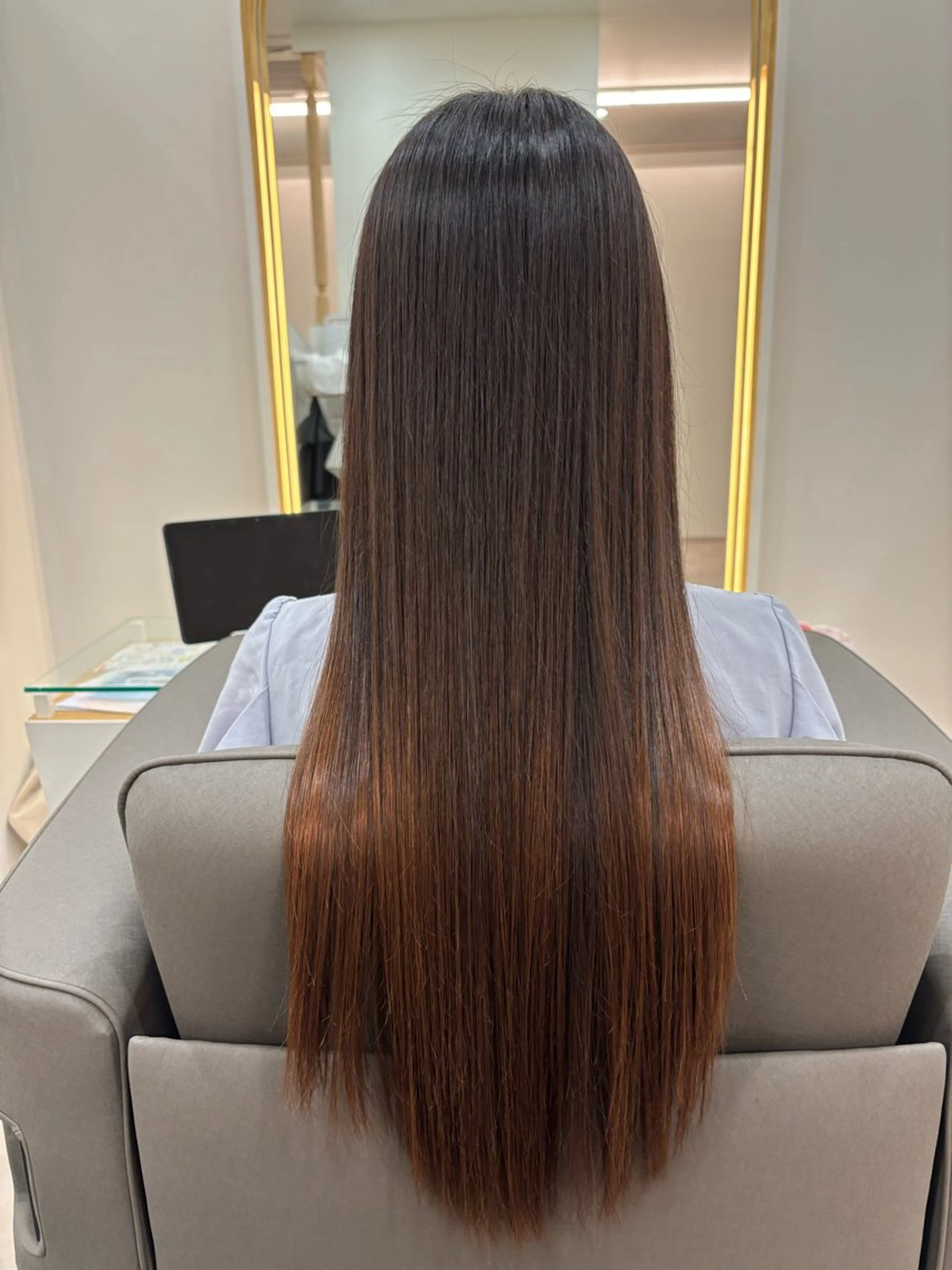 ロング 大西 博のヘアスタイル