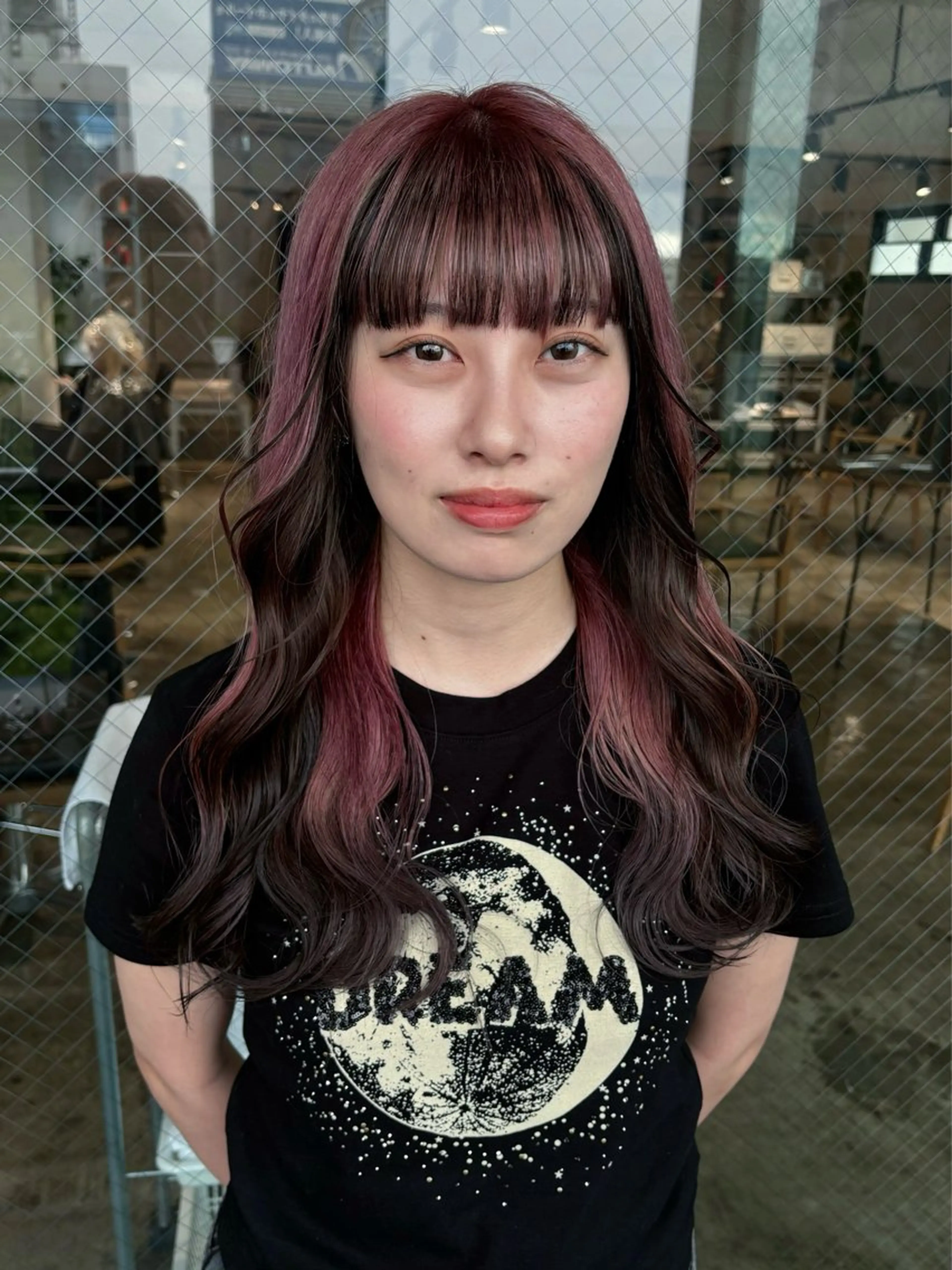 ミディアム カラー 💫miyu💫デザ インカラー/アレンジのヘアスタイル