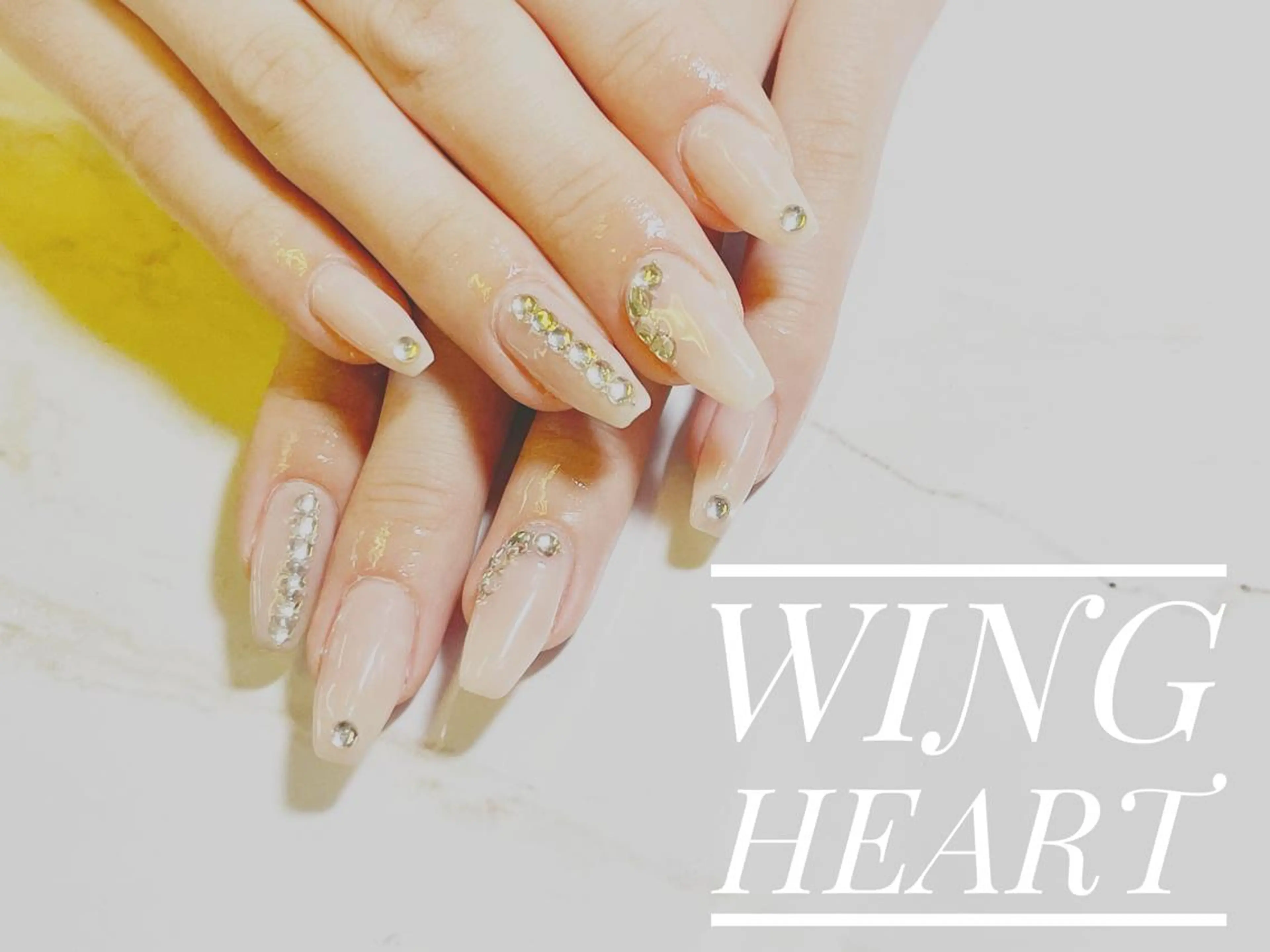 セミロング ネイル ハンドネイル H NANAのネイルデザイン