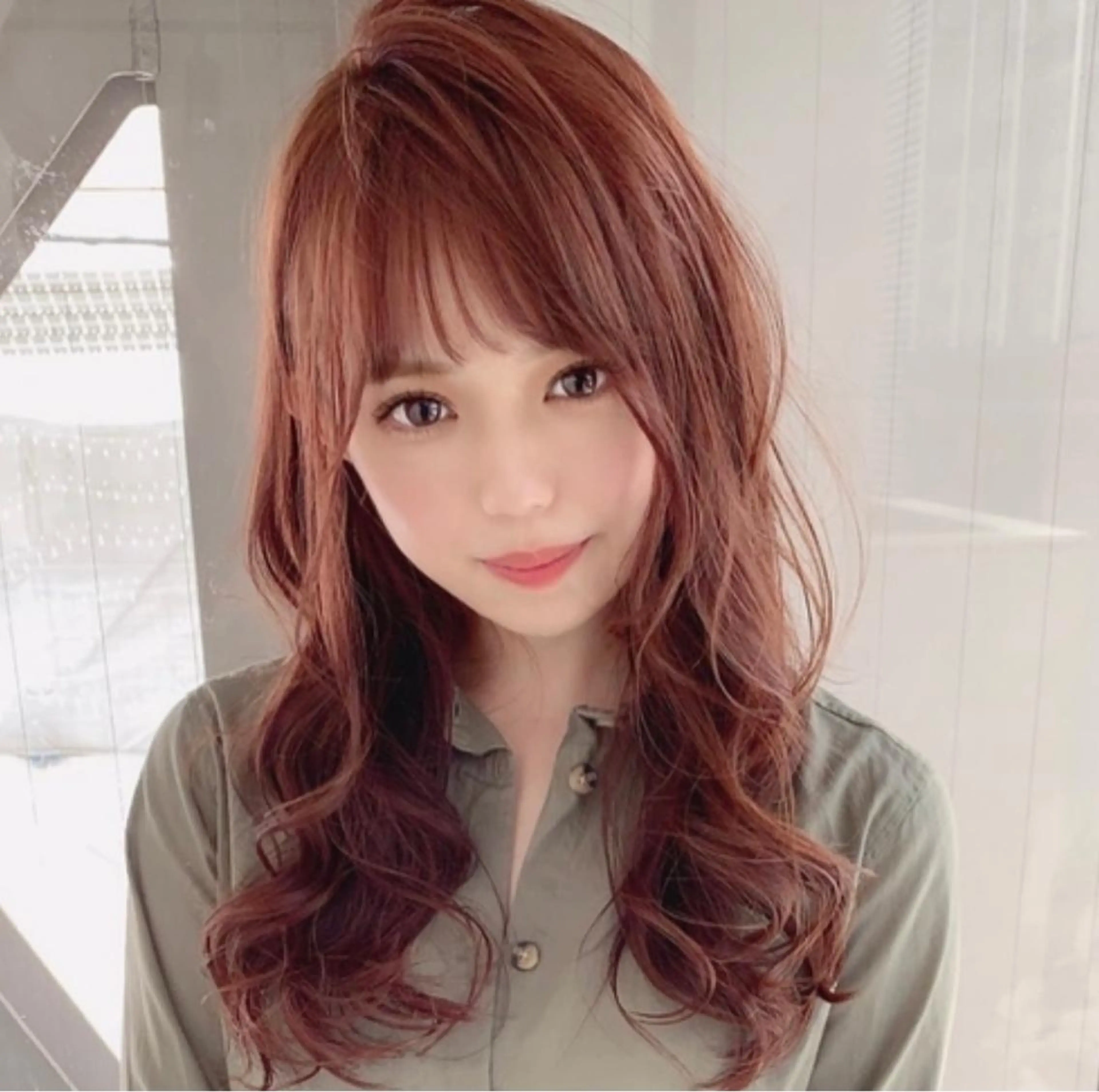 ロング カラー ヘアアレンジ カット ヘアカラー 💖透明感カラー💖 mayukoのヘアスタイル