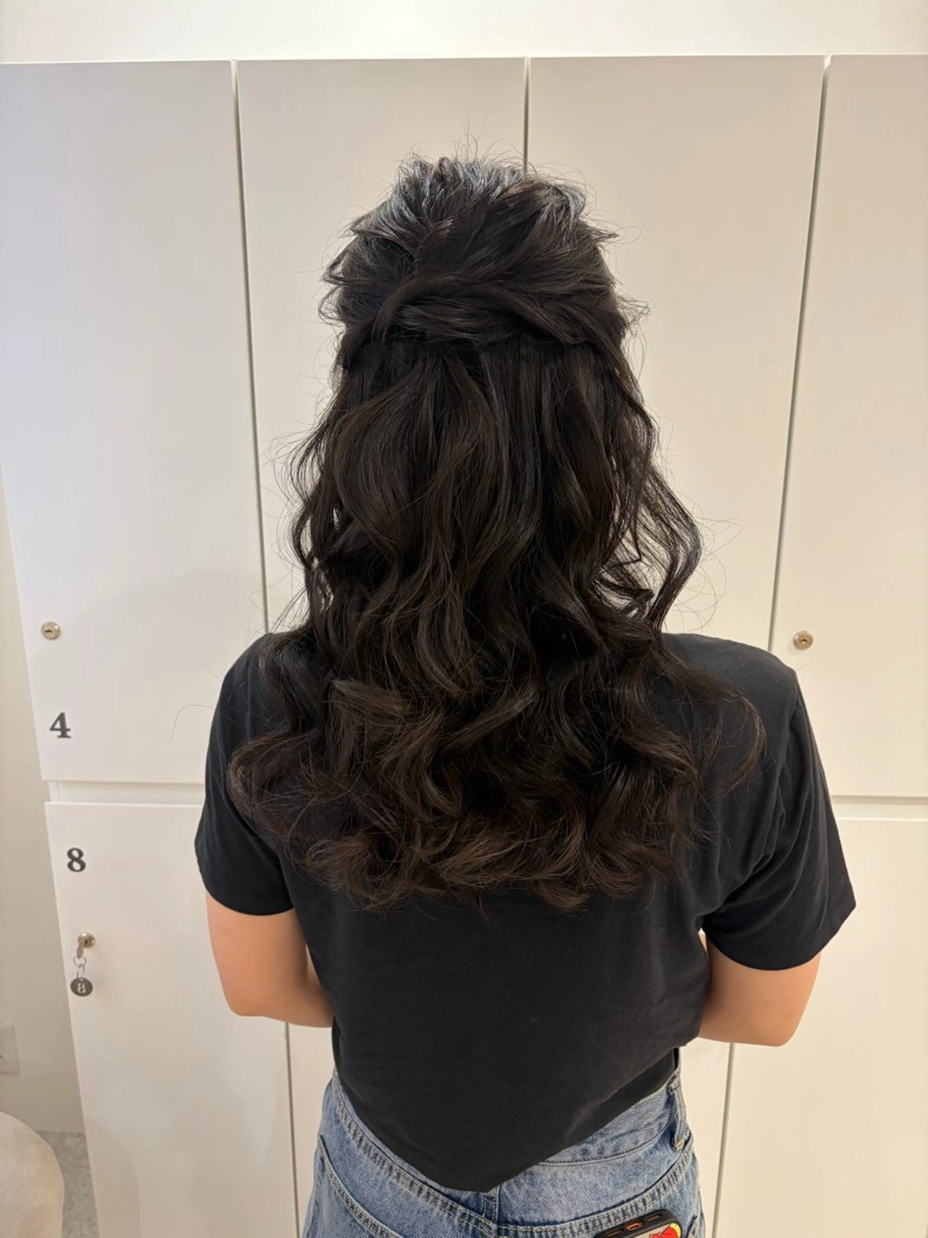 ロング ヘアアレンジ ヘアセット ヘアセット/レイヤー 縮毛矯正/はるか🎀のヘアスタイル